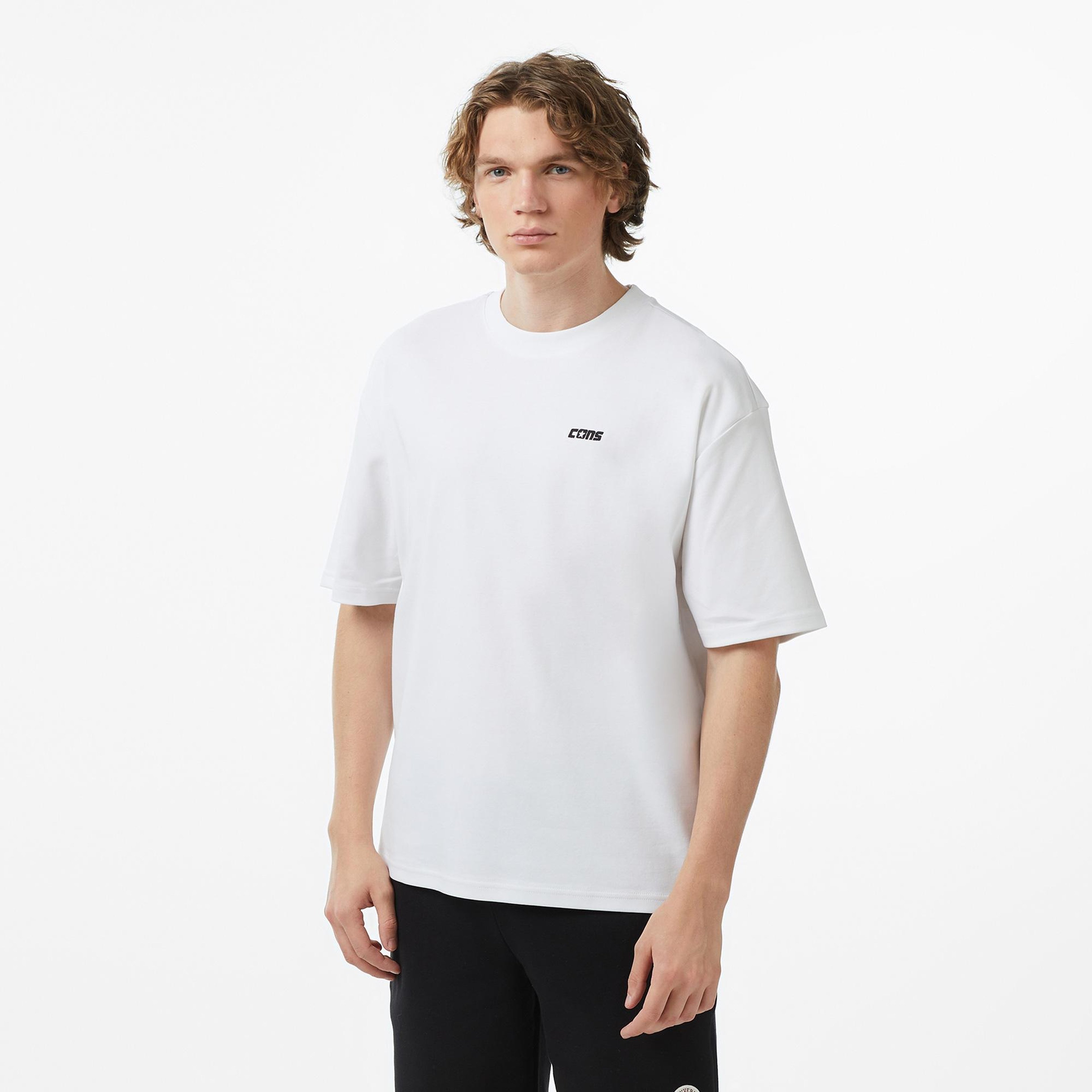 Converse Erkek CONS Beyaz T-Shirt