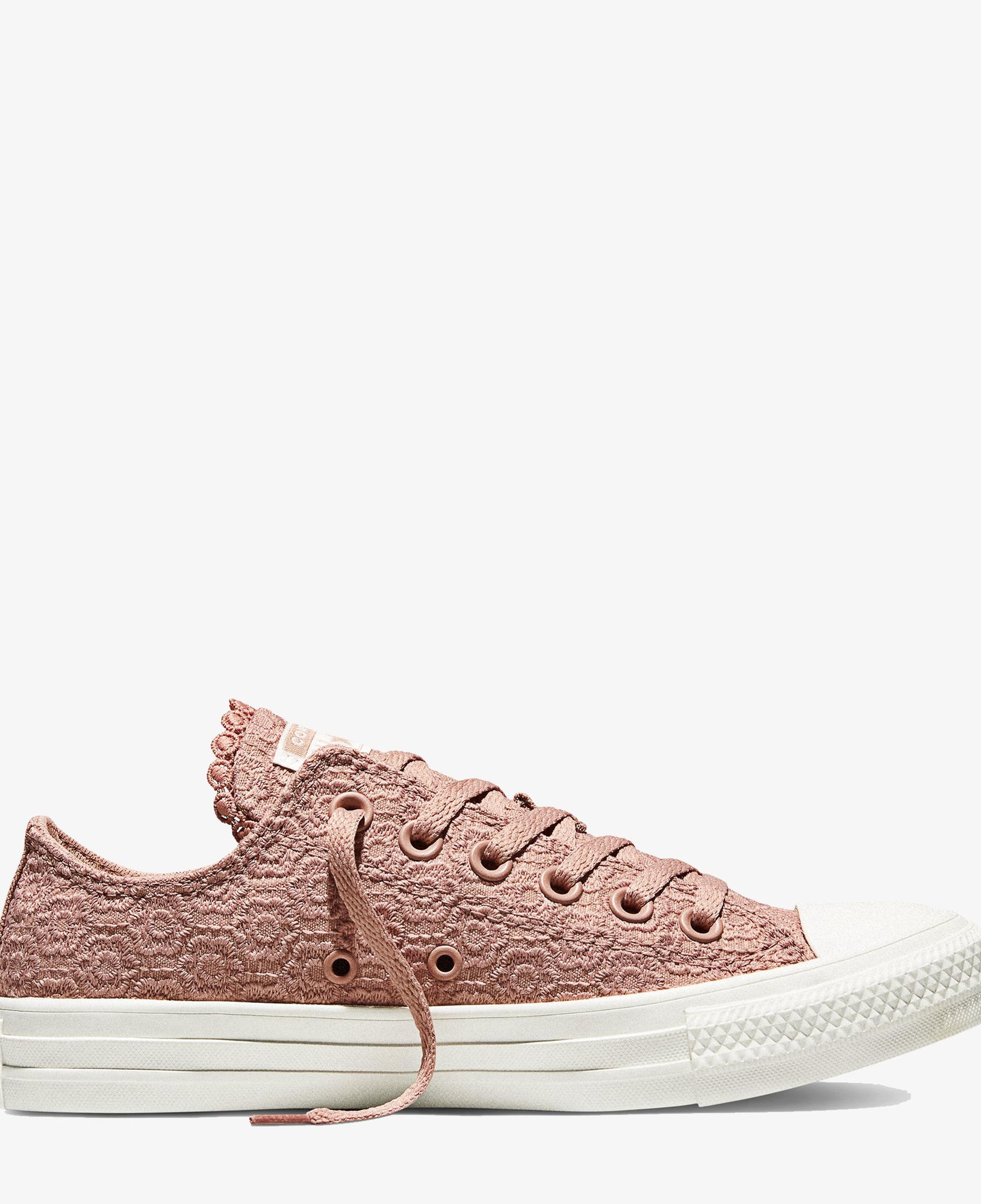 Converse Chuck Taylor All Star Unisex Çiçek İşlemeli Pembe Sneaker