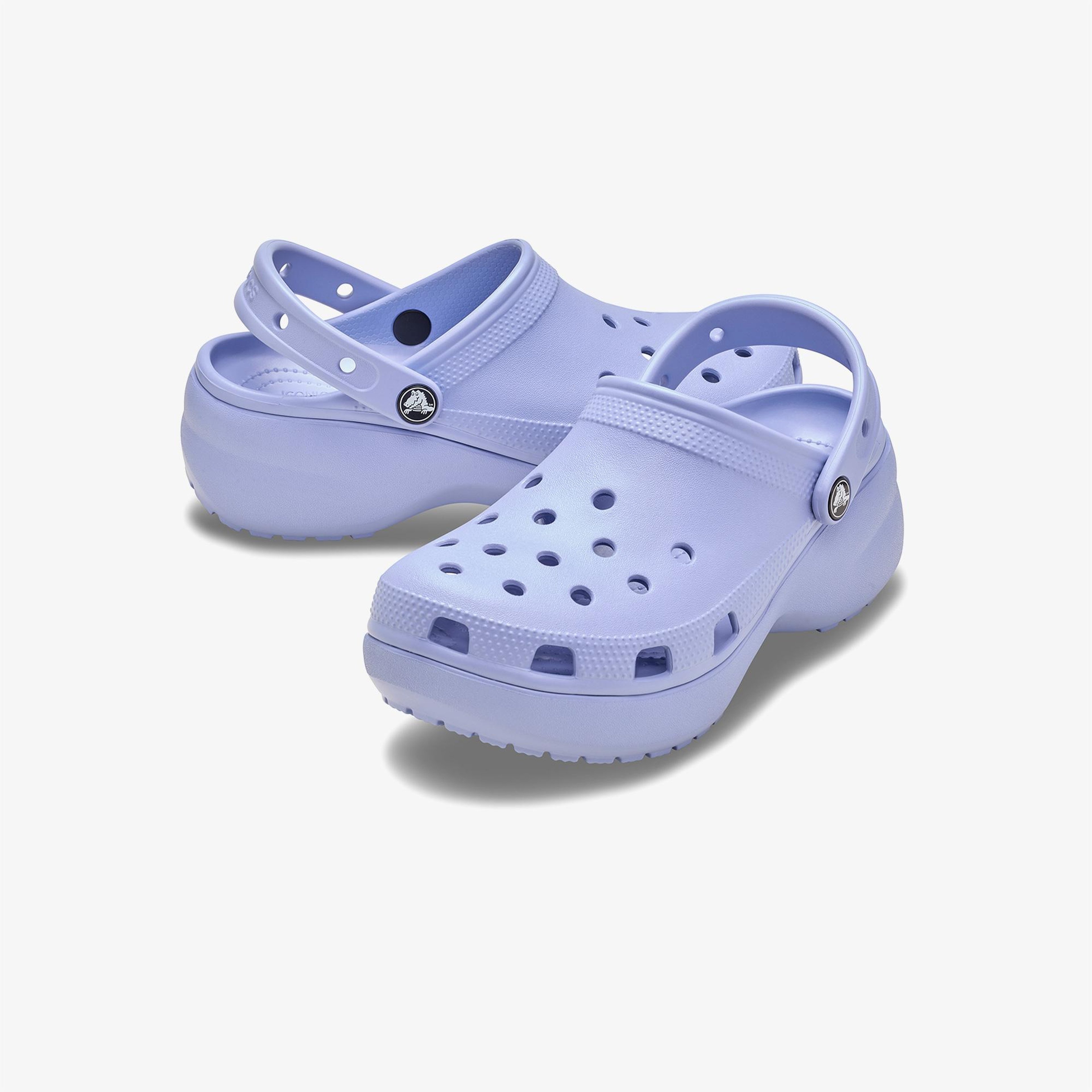 Crocs Classic Platform Clog Kadın Mavi Terlik
