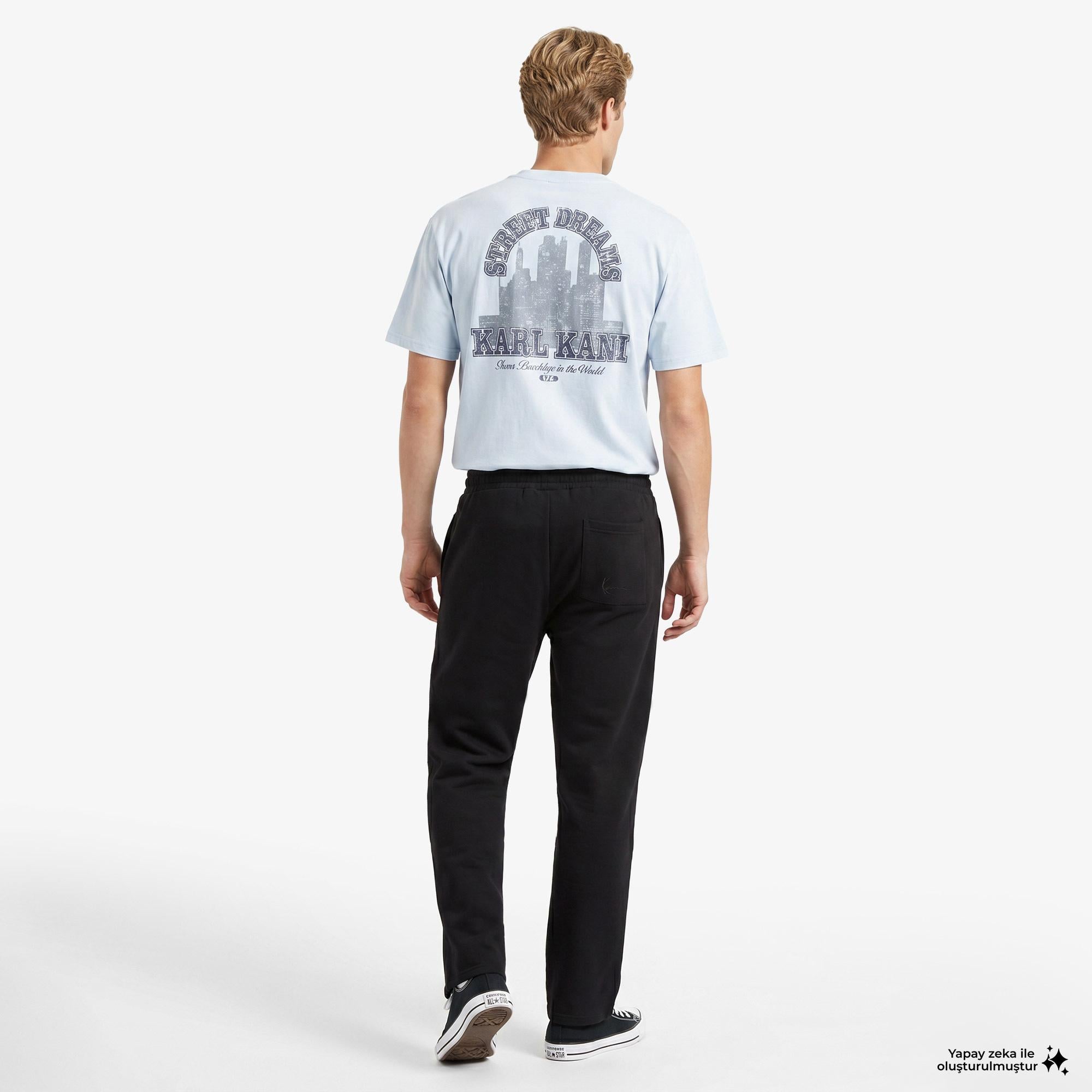 Karl Kani 89 Straight Leg Erkek Siyah Pantolon
