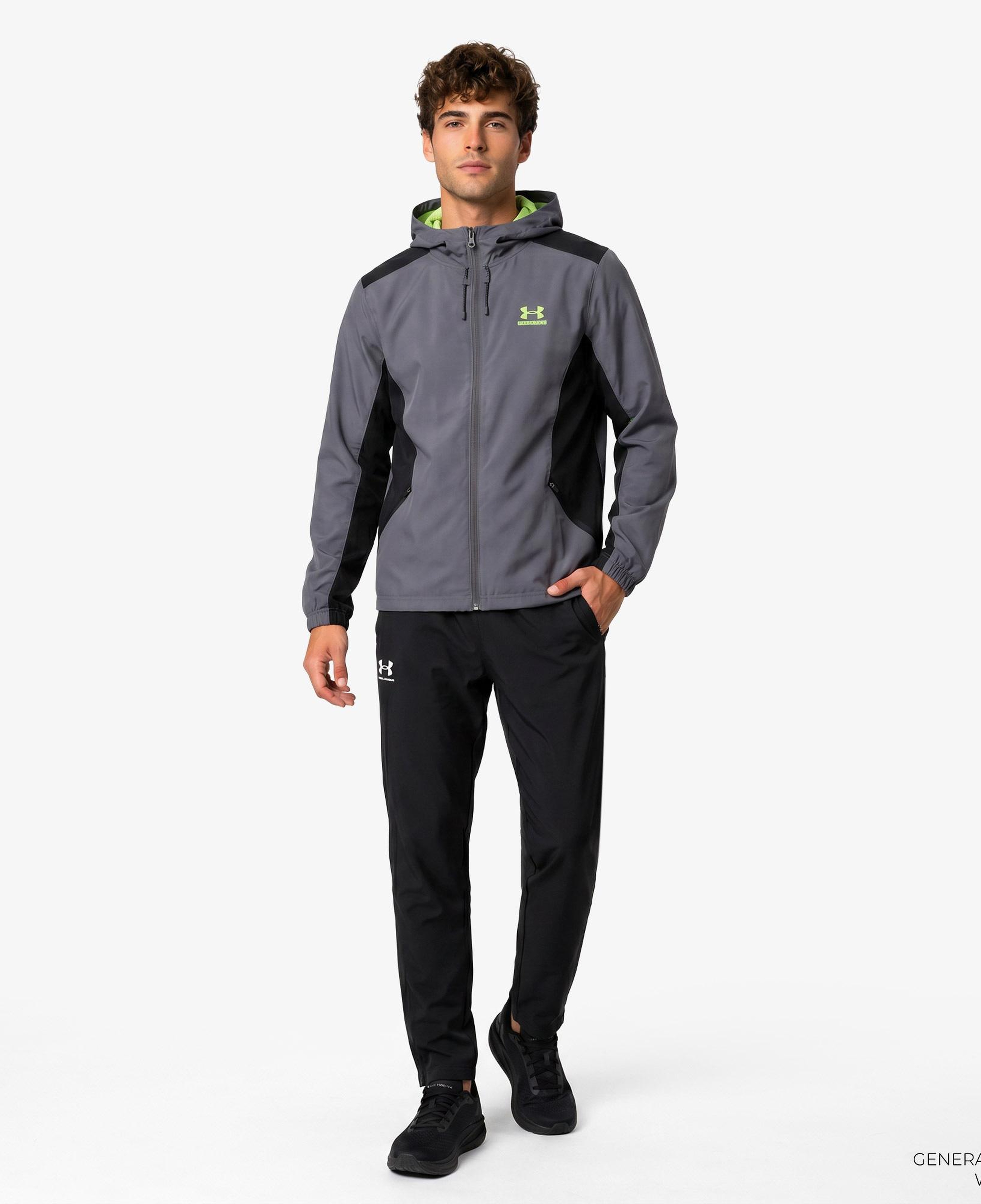 Under Armour Rival Wvn Windbreaker Erkek Siyah Eşofman Altı