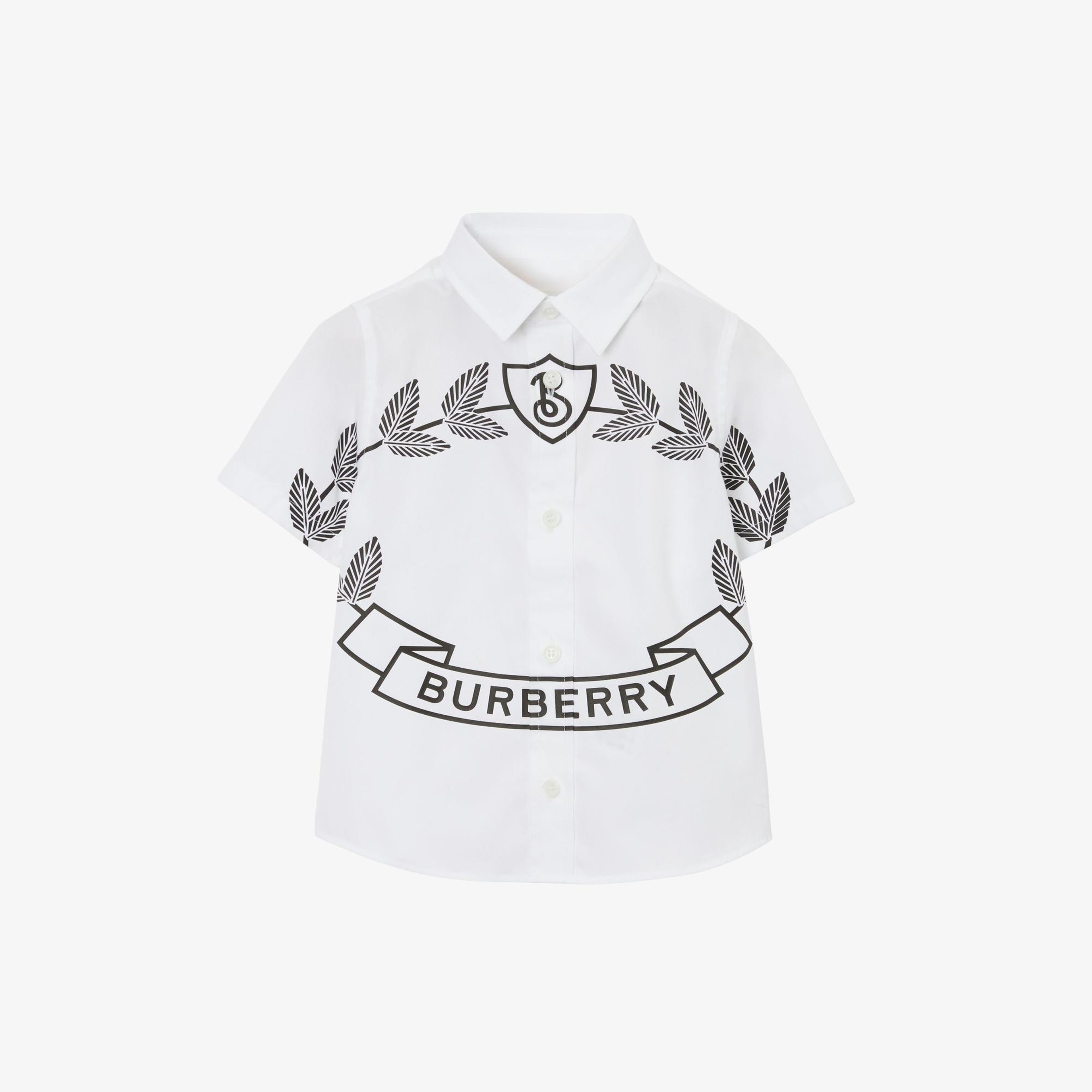 Burberry Çocuk Beyaz Gömlek