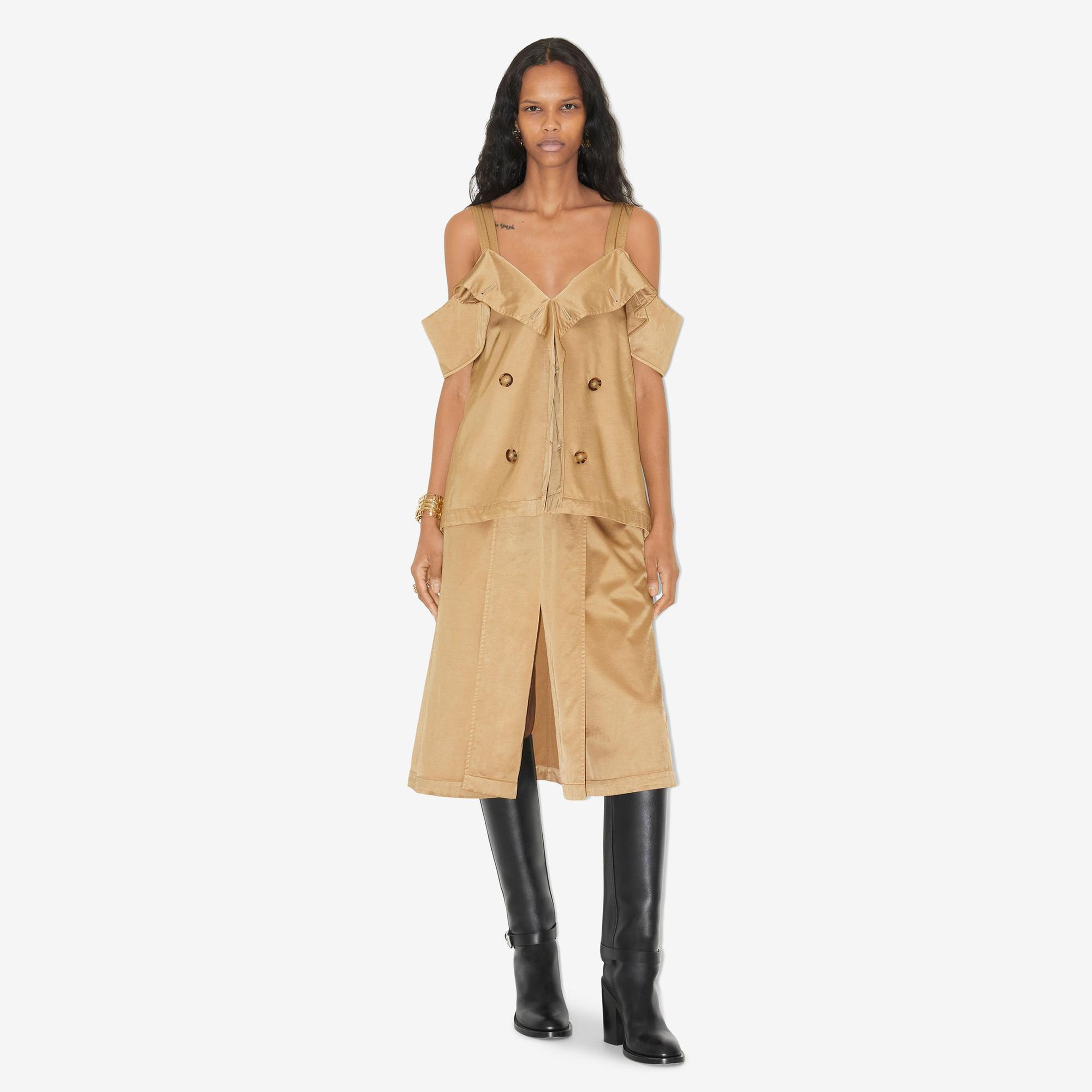 Burberry Kadın Bej Gömlek