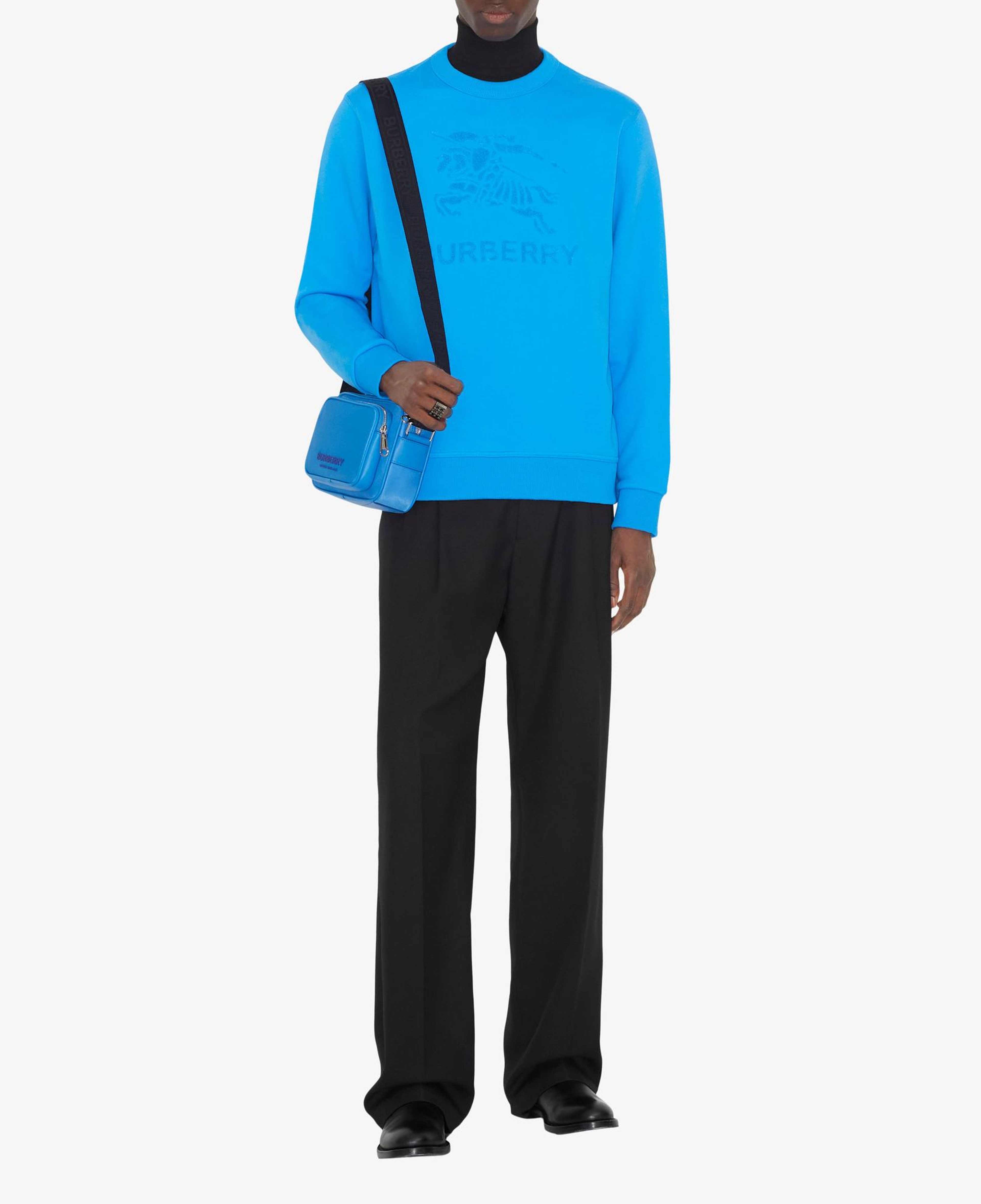 Burberry Erkek Mavi Sweatshirt