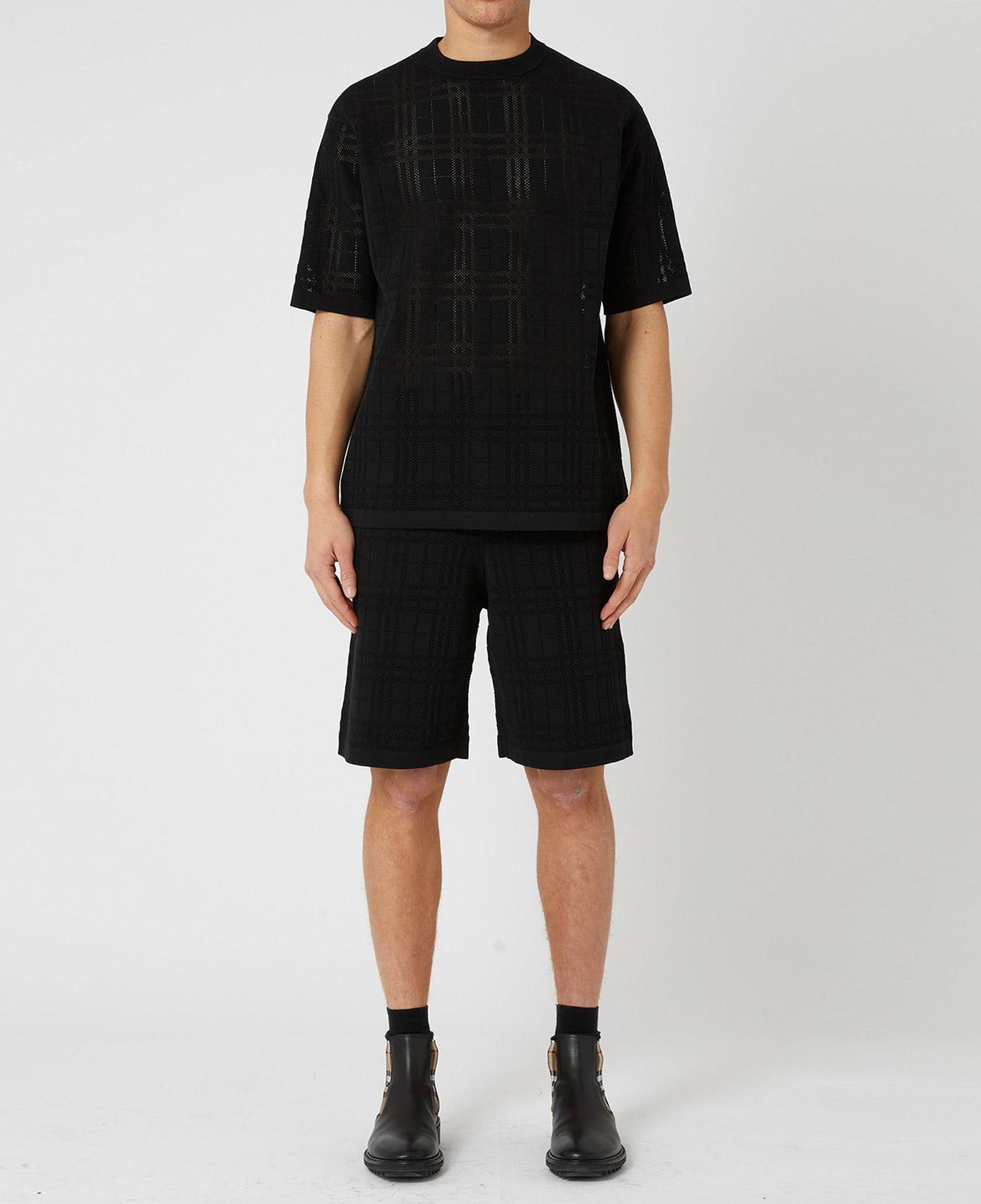 Burberry Erkek Siyah Triko