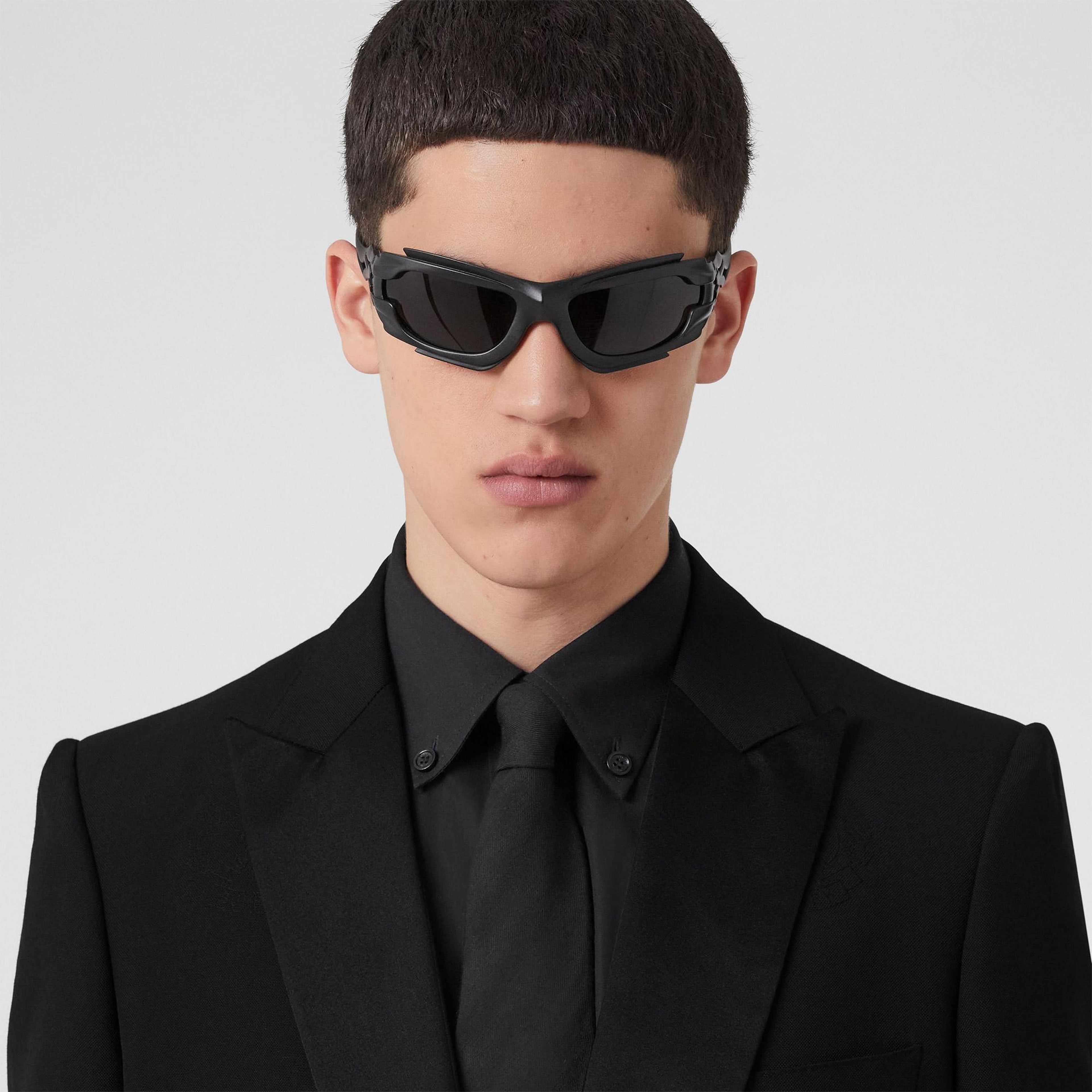Burberry Erkek Yün Karışımlı Siyah Ceket