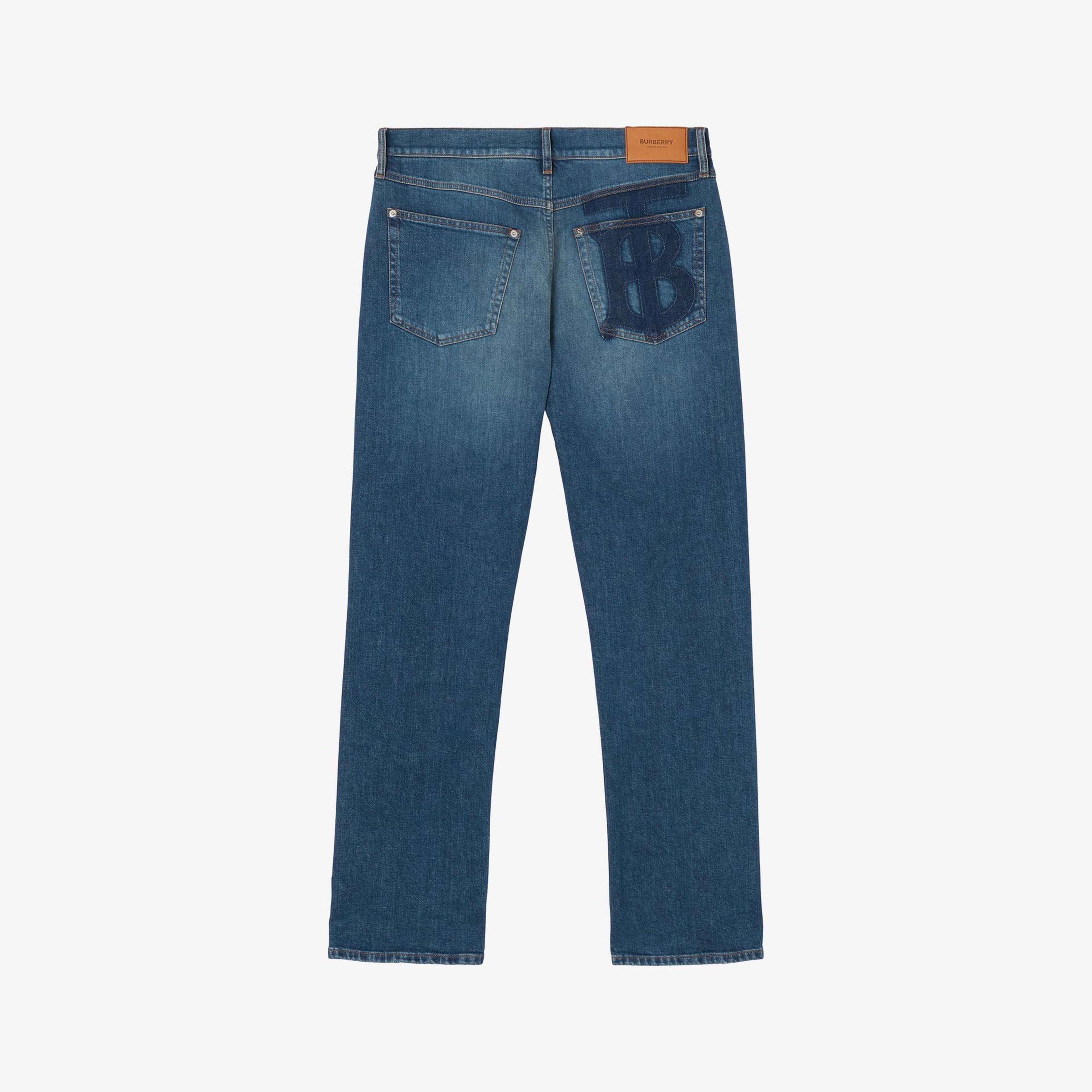Burberry Erkek Mavi Jean