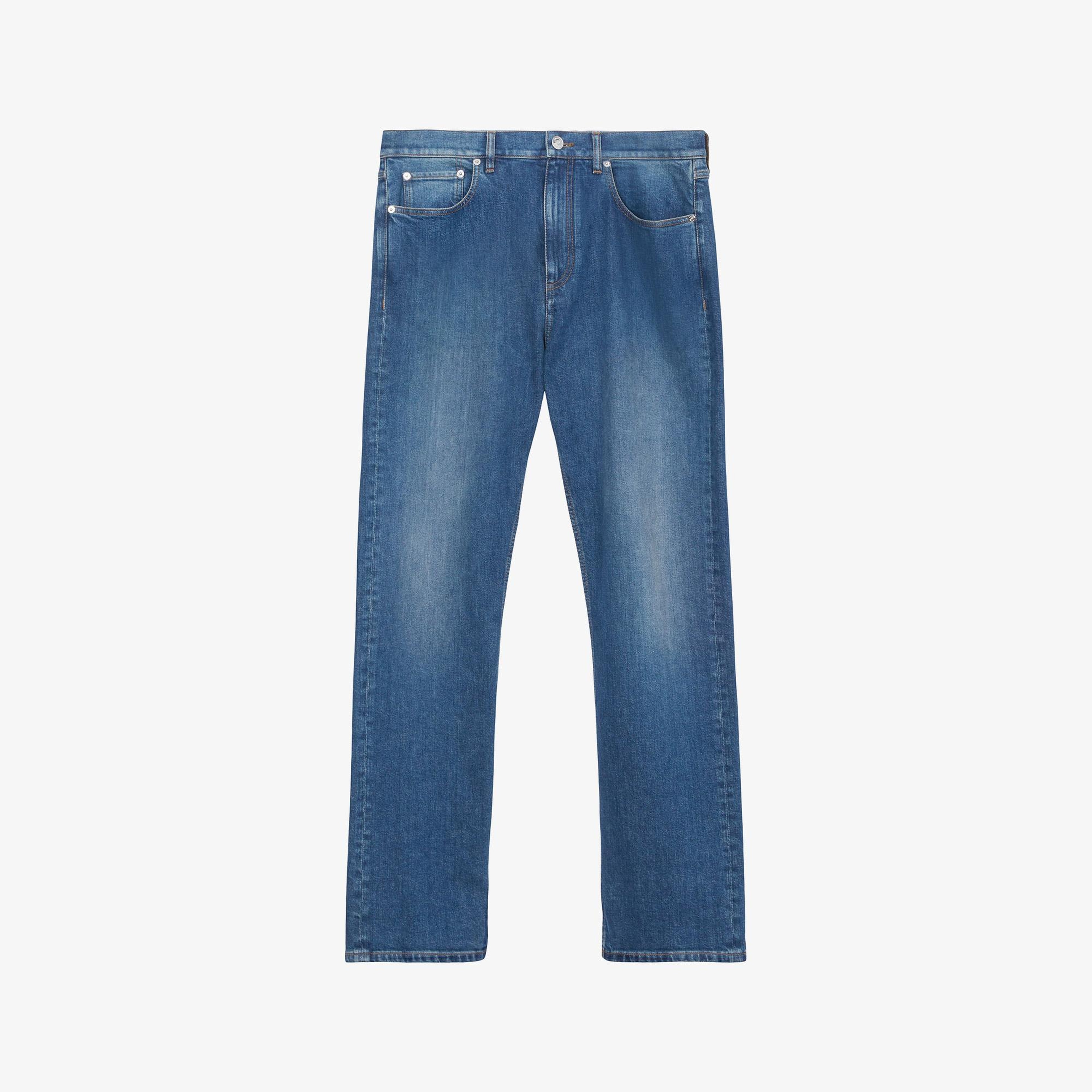 Burberry Erkek Mavi Jean