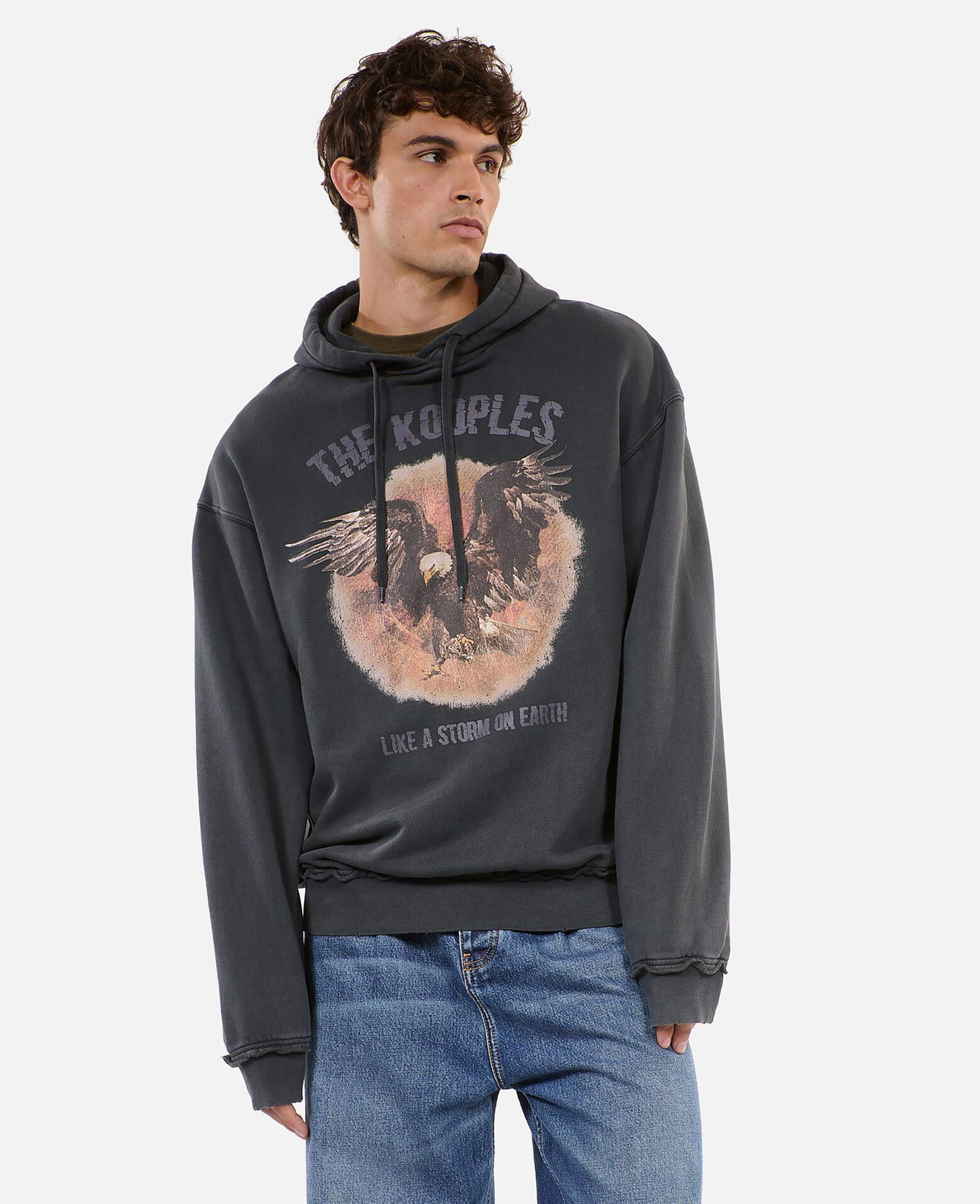 ERKEK SİYAH SWEATSHIRT