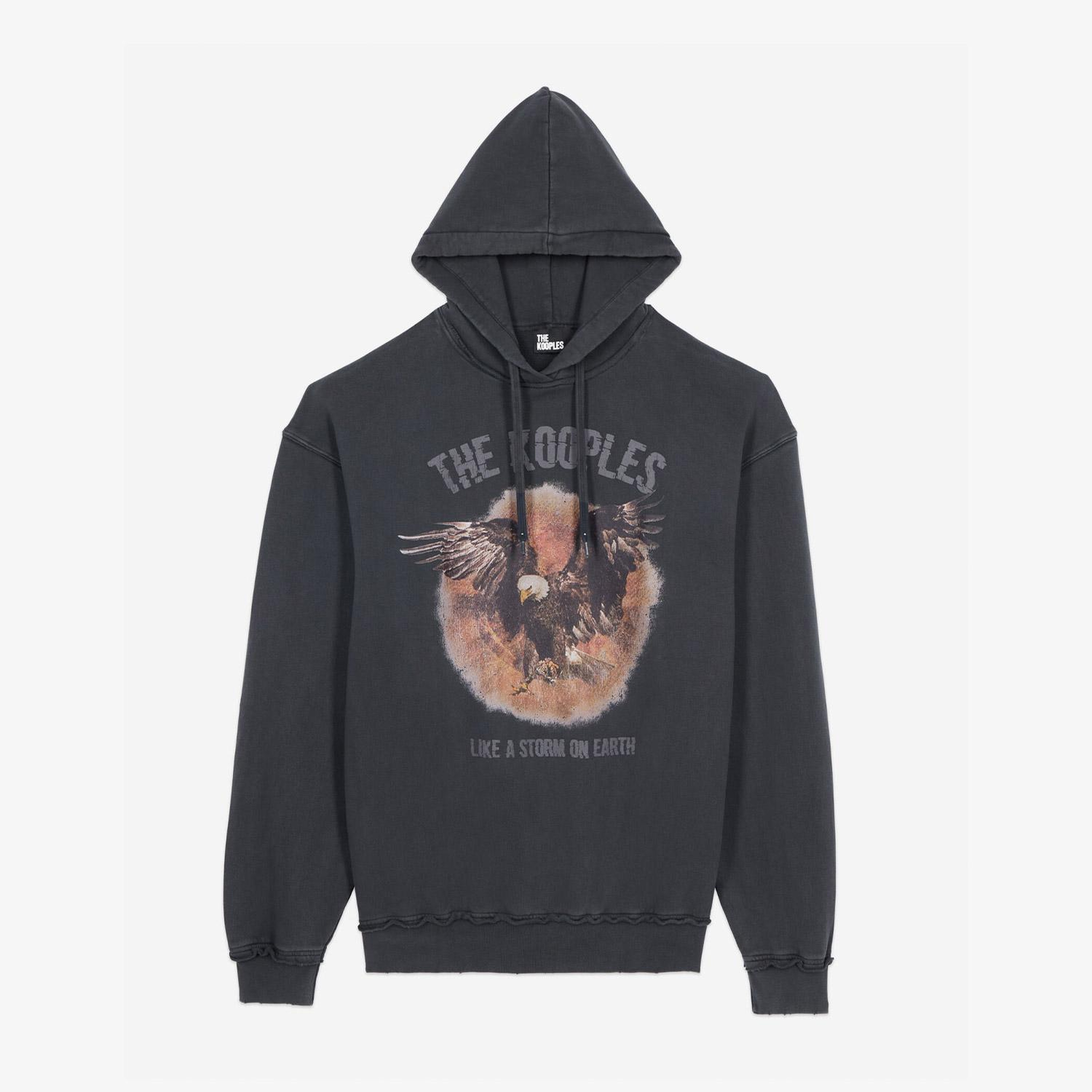 ERKEK SİYAH SWEATSHIRT