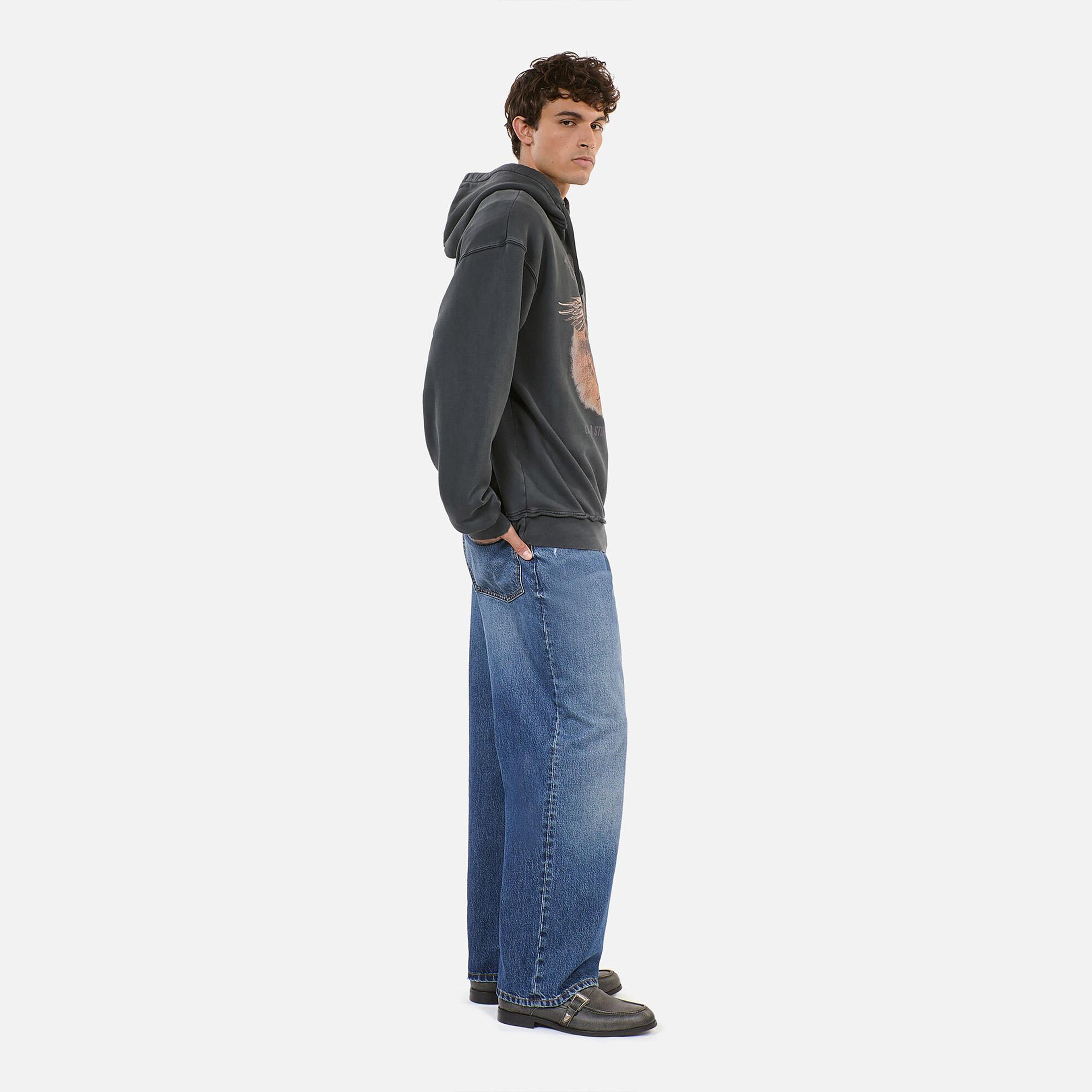 ERKEK SİYAH SWEATSHIRT