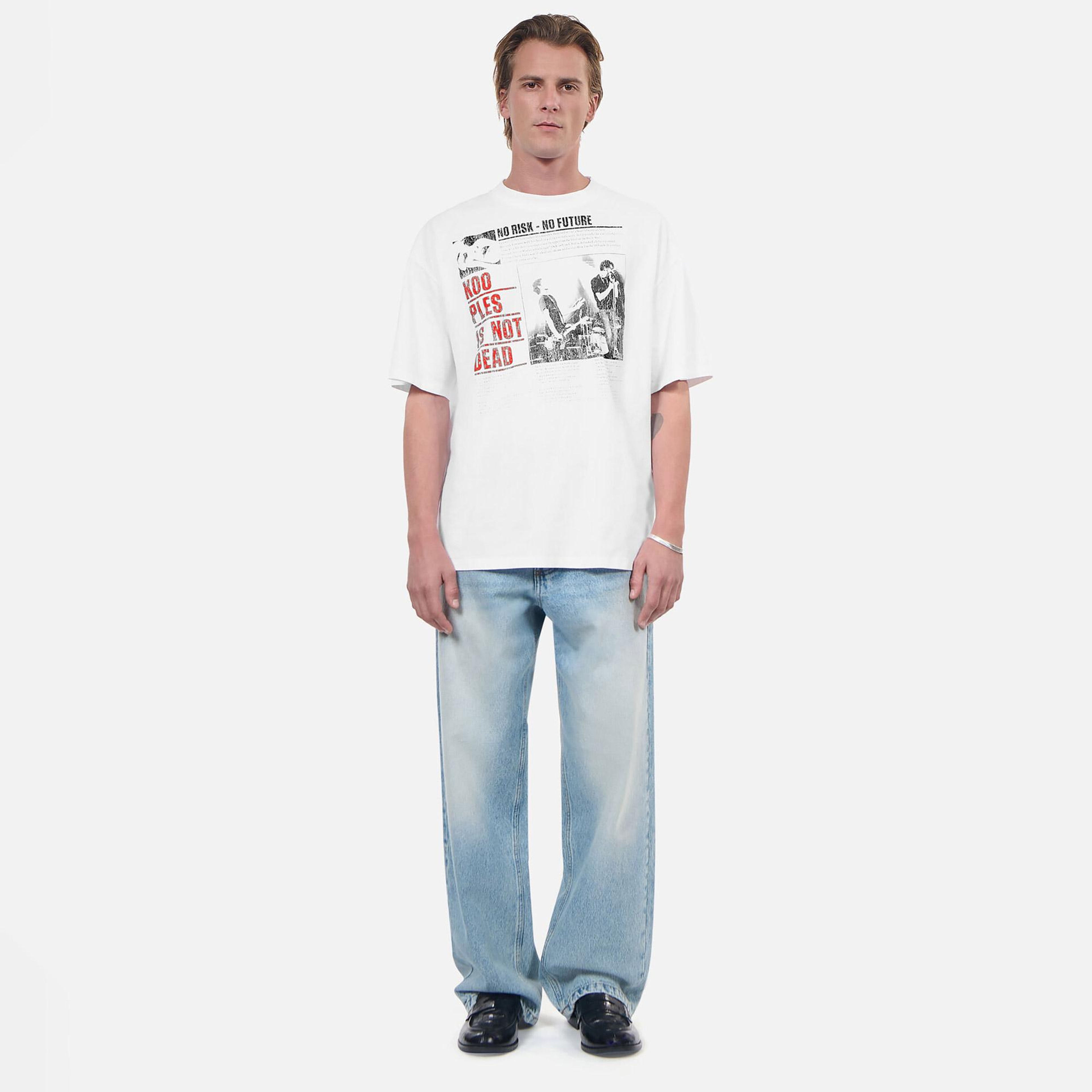 THE KOOPLES ERKEK KREM T-SHIRT