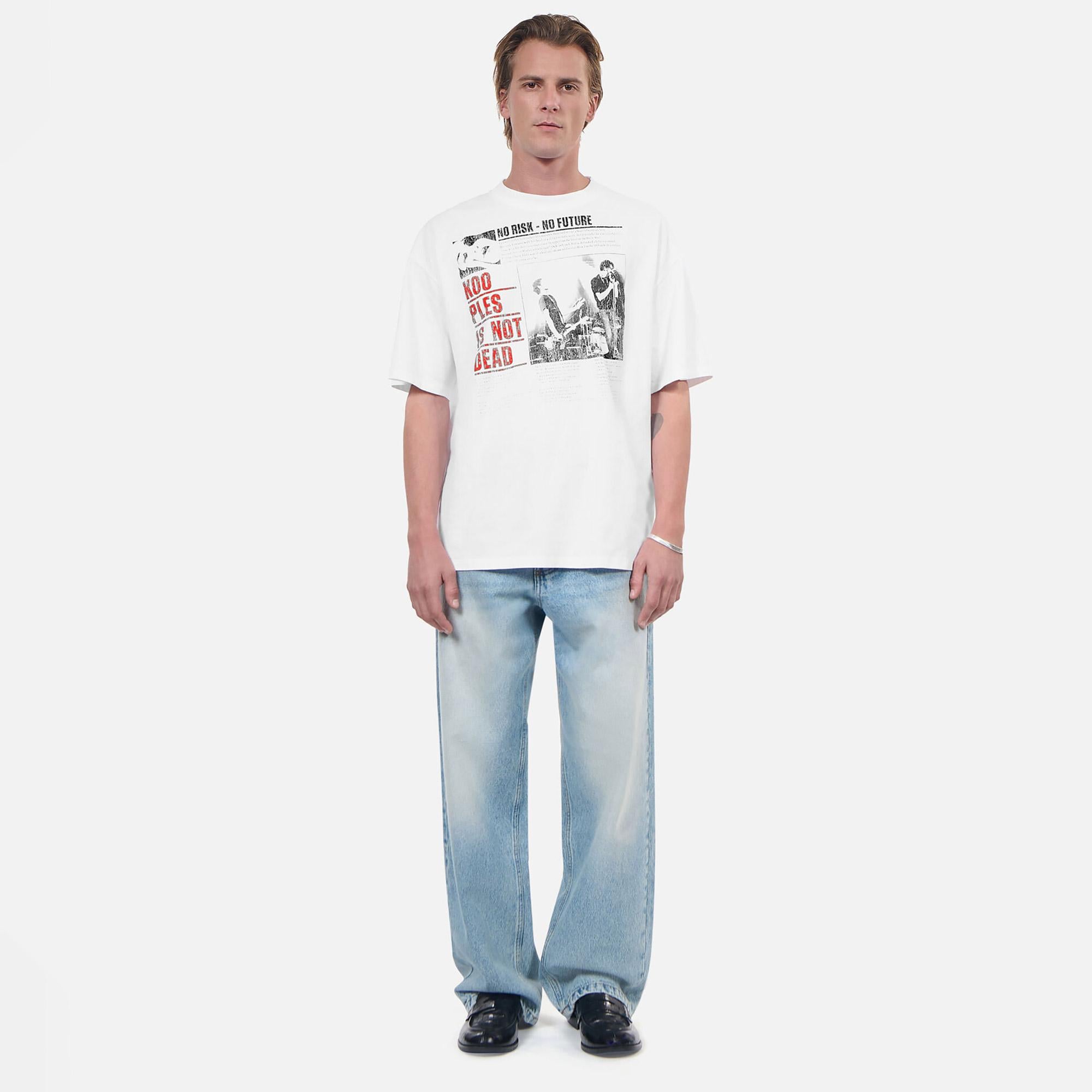 THE KOOPLES ERKEK KREM T-SHIRT
