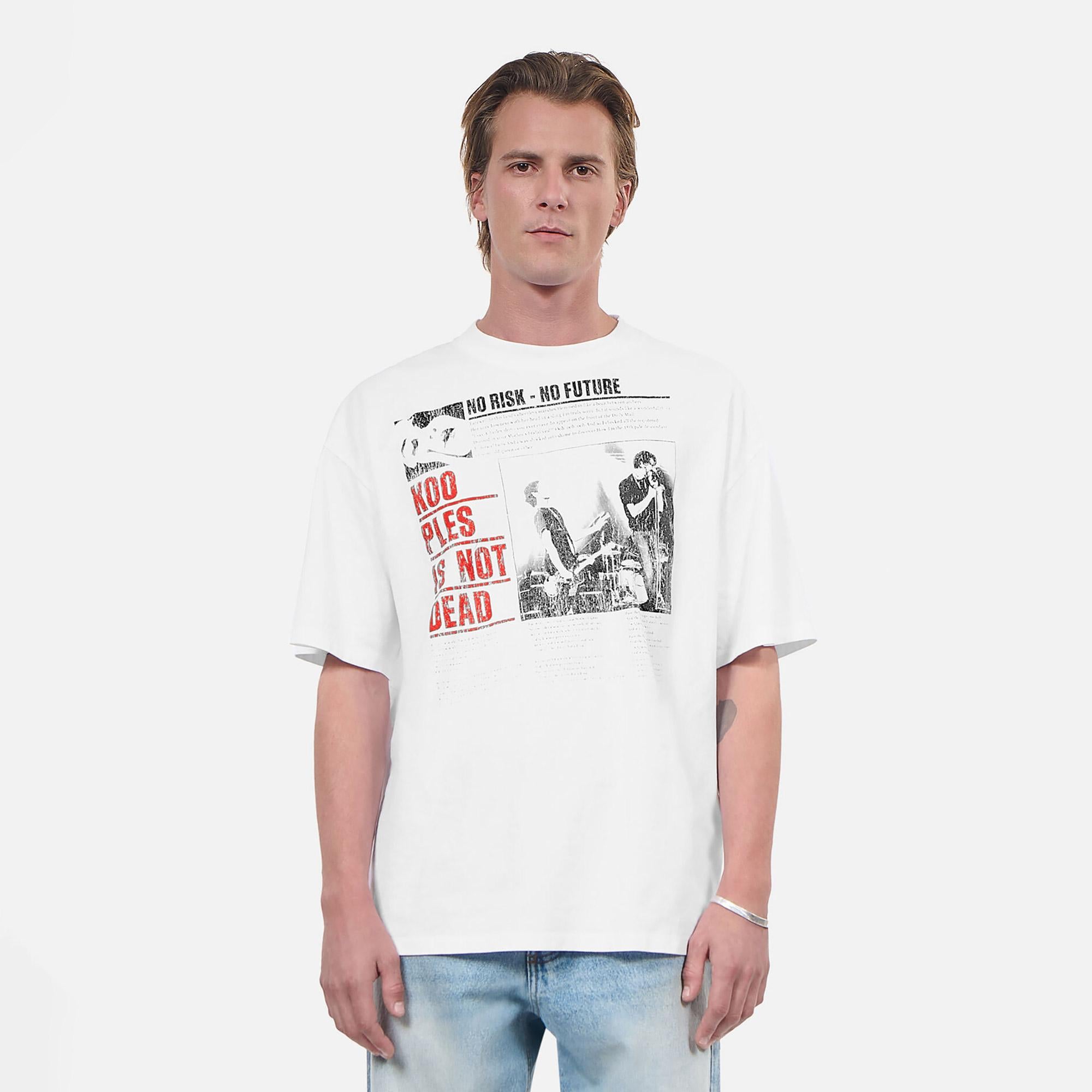 THE KOOPLES ERKEK KREM T-SHIRT