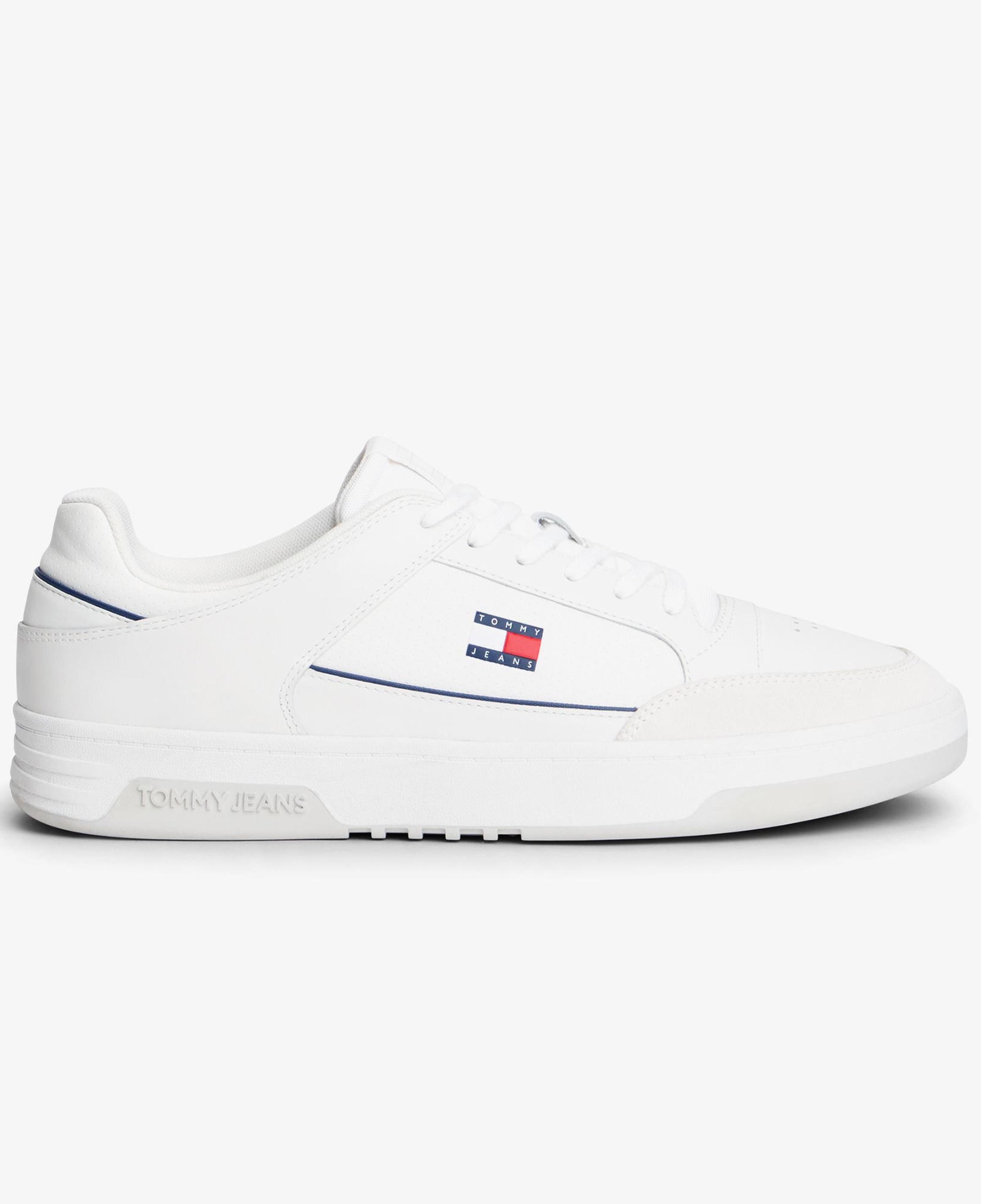 Tommy Hilfiger Cupsole Leather Erkek Beyaz Spor Ayakkabı