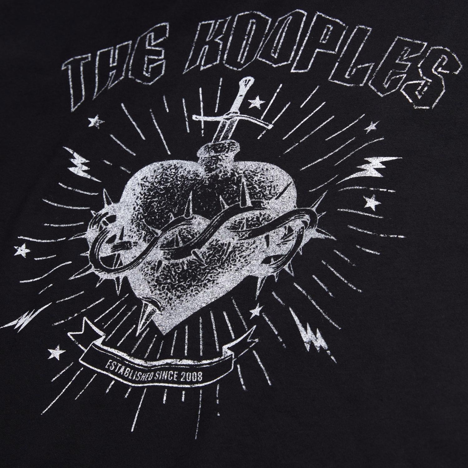 THE KOOPLES ERKEK BİSİKLET YAKA KISA KOLLU SİYAH T-SHIRT