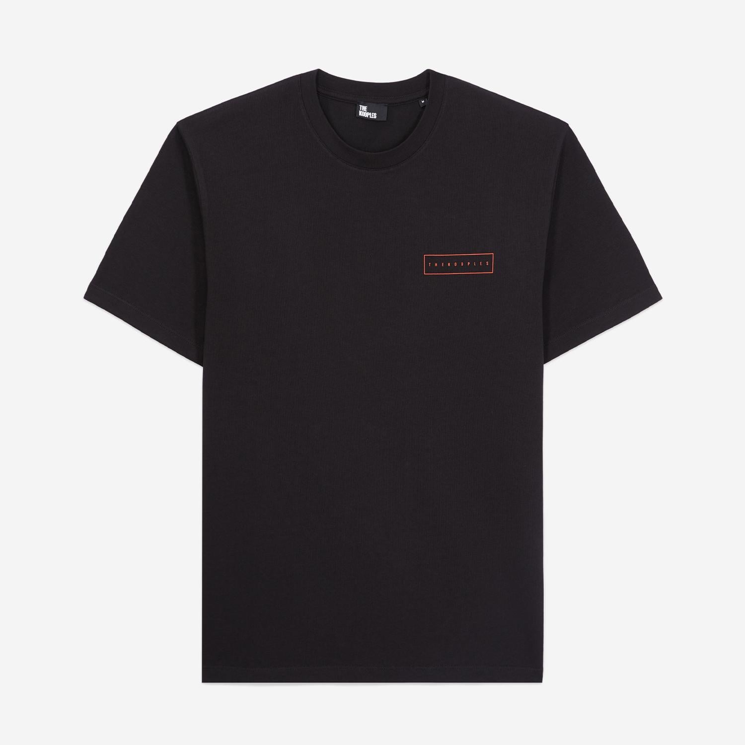 The Kooples Classic Erkek Siyah T-Shirt