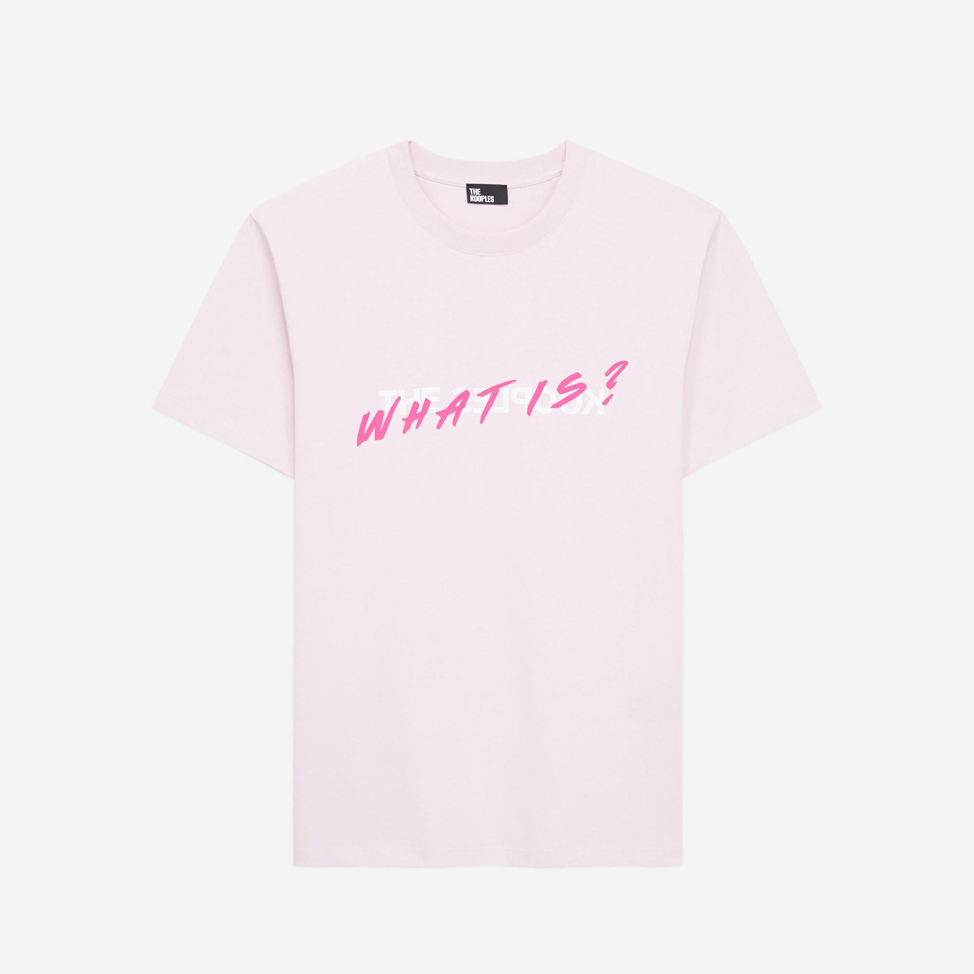 The Kooples Classic Erkek Pembe T-Shirt