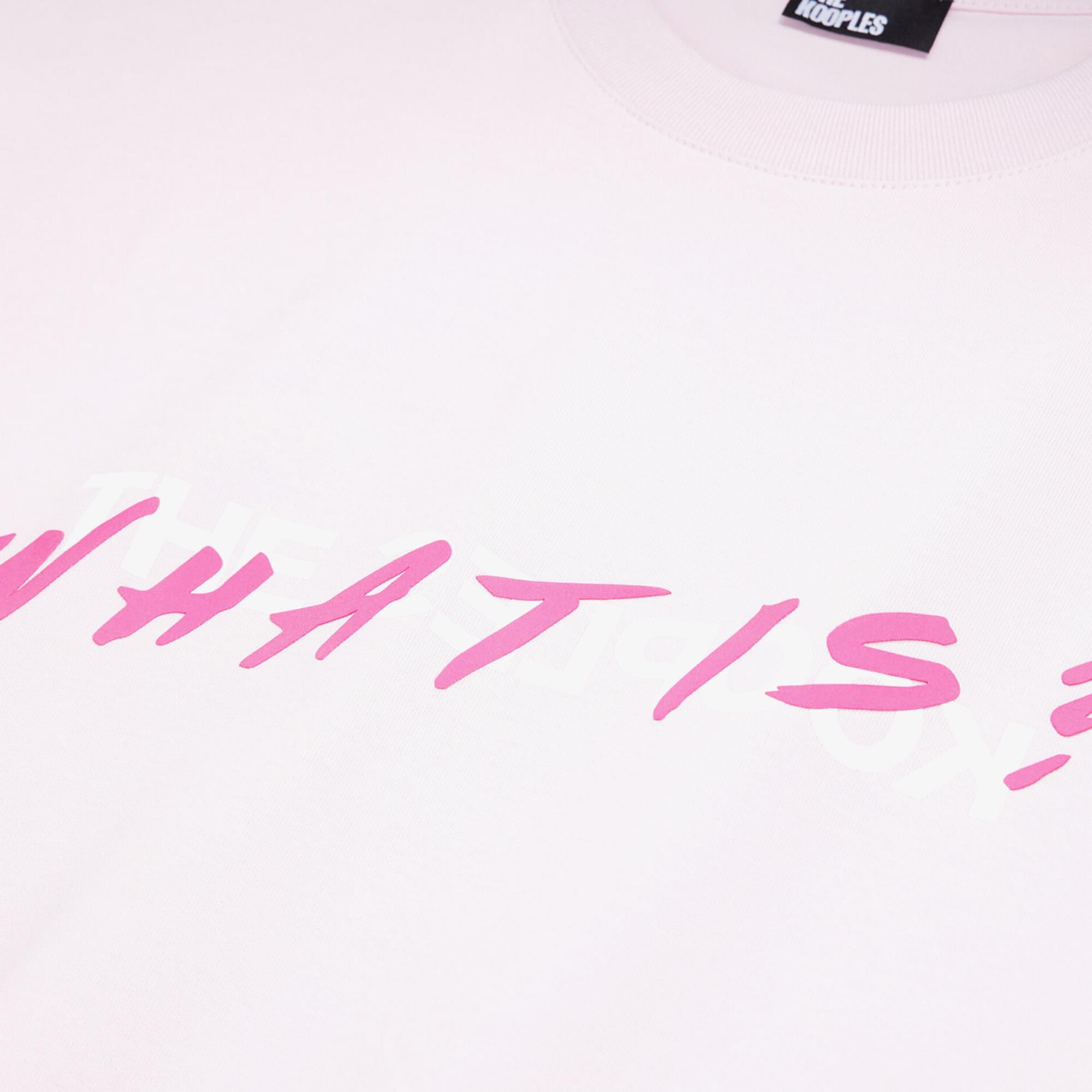 The Kooples Classic Erkek Pembe T-Shirt