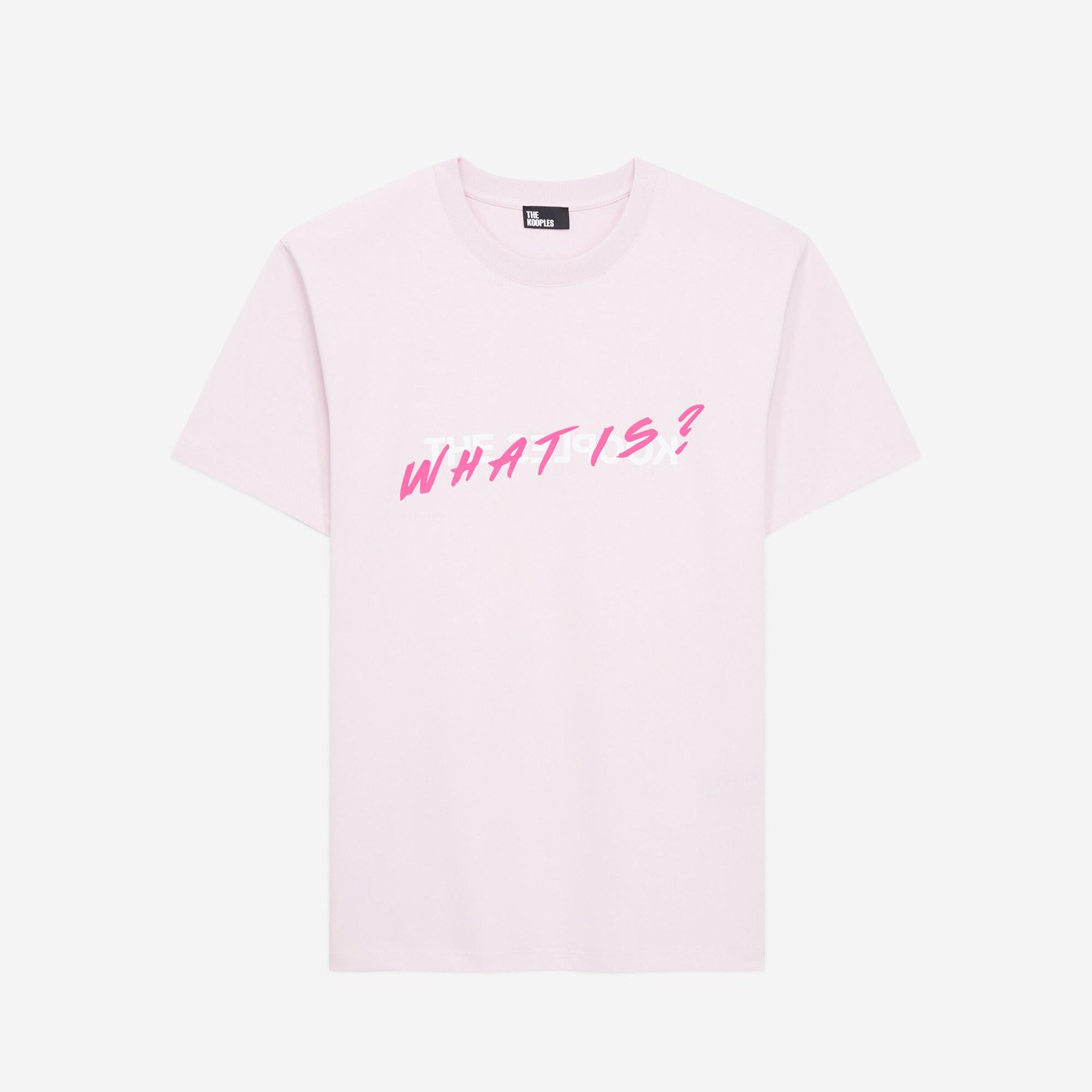 The Kooples Classic Erkek Pembe T-Shirt