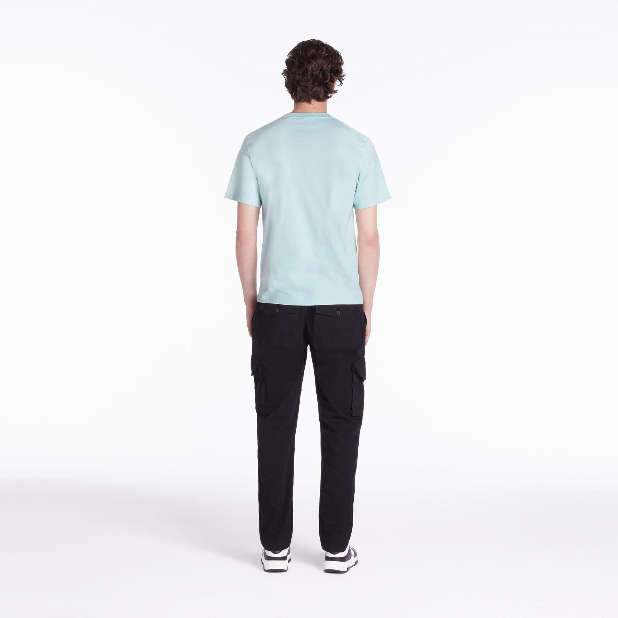 The Kooples Classic Logo Erkek Su Yeşili T-Shirt