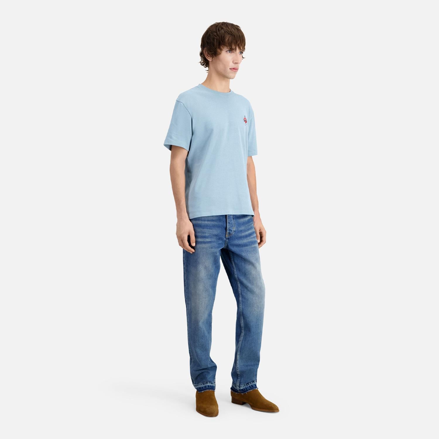 The Kooples Classics Erkek Mavi T-Shirt