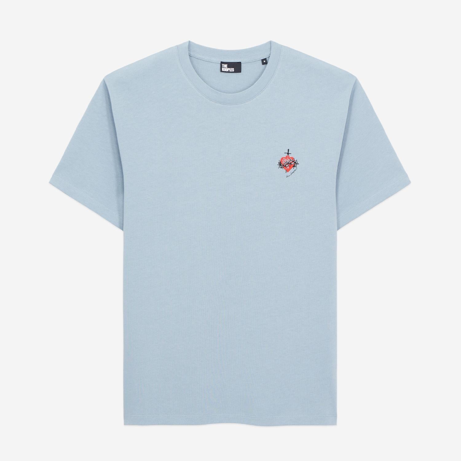 The Kooples Classics Erkek Mavi T-Shirt