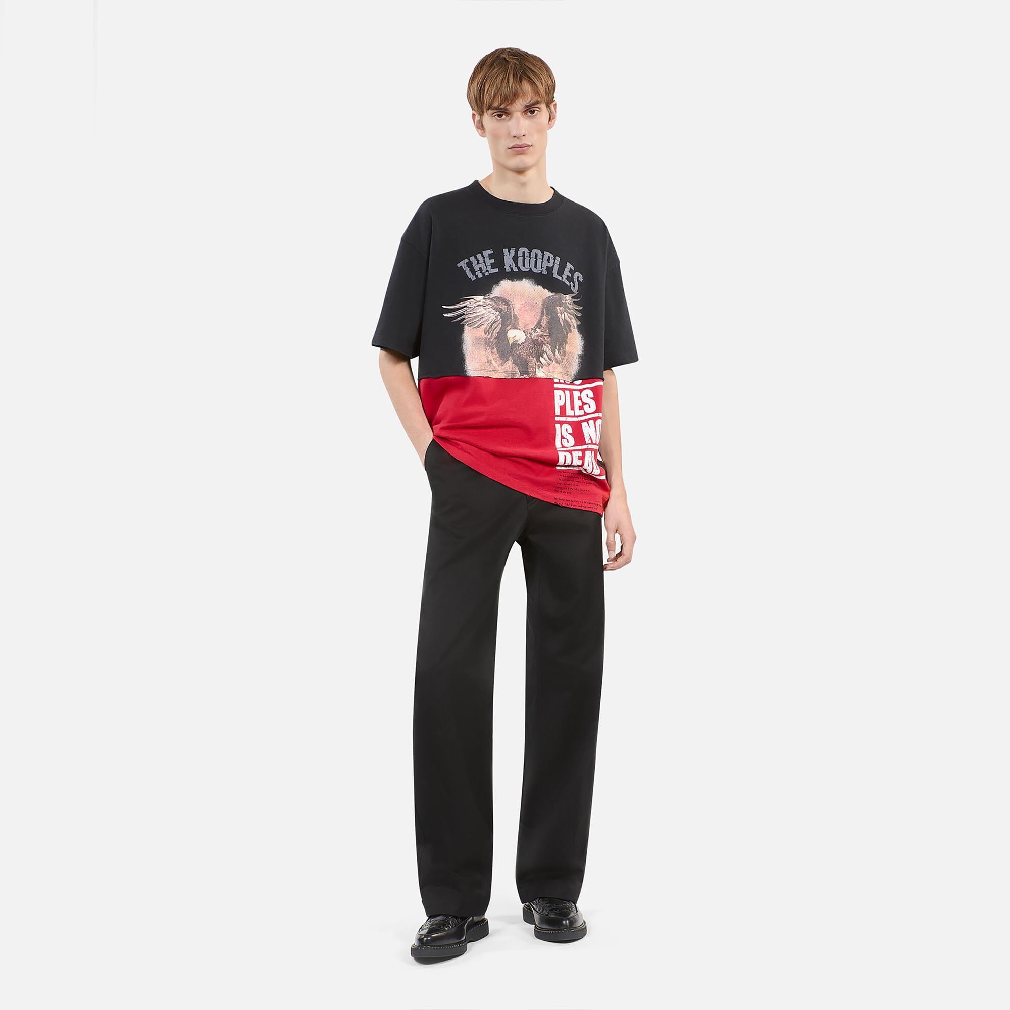 THE KOOPLES ERKEK SİYAH T-SHIRT