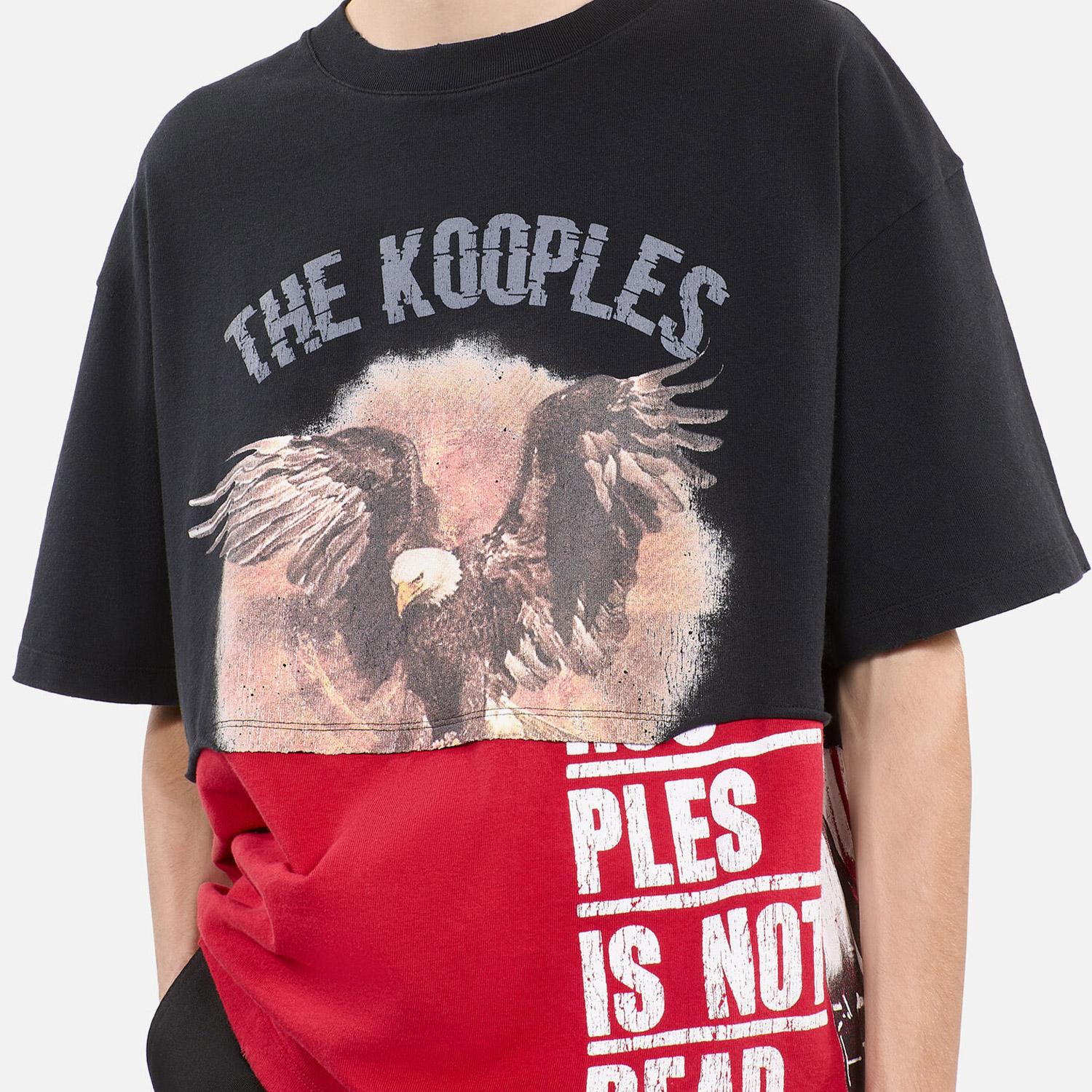 THE KOOPLES ERKEK SİYAH T-SHIRT