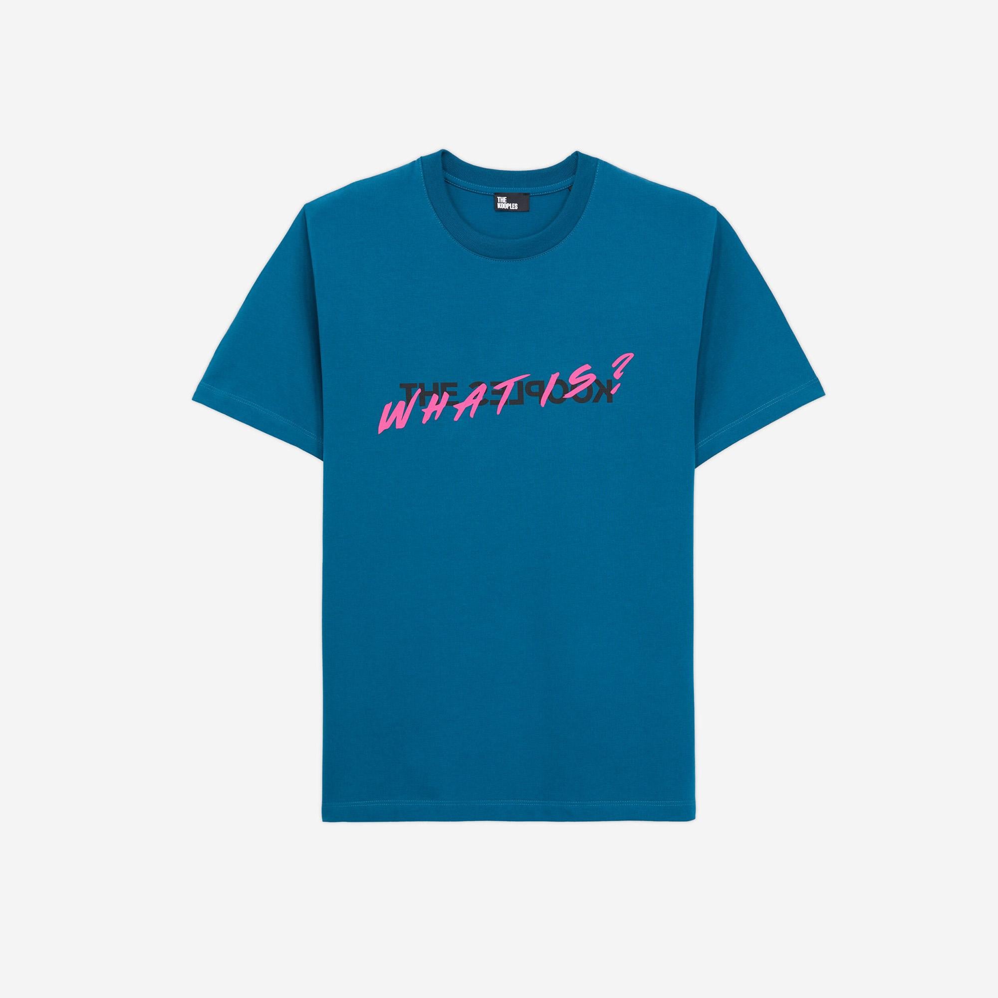 The Kooples Classic Erkek Mavi T-Shirt