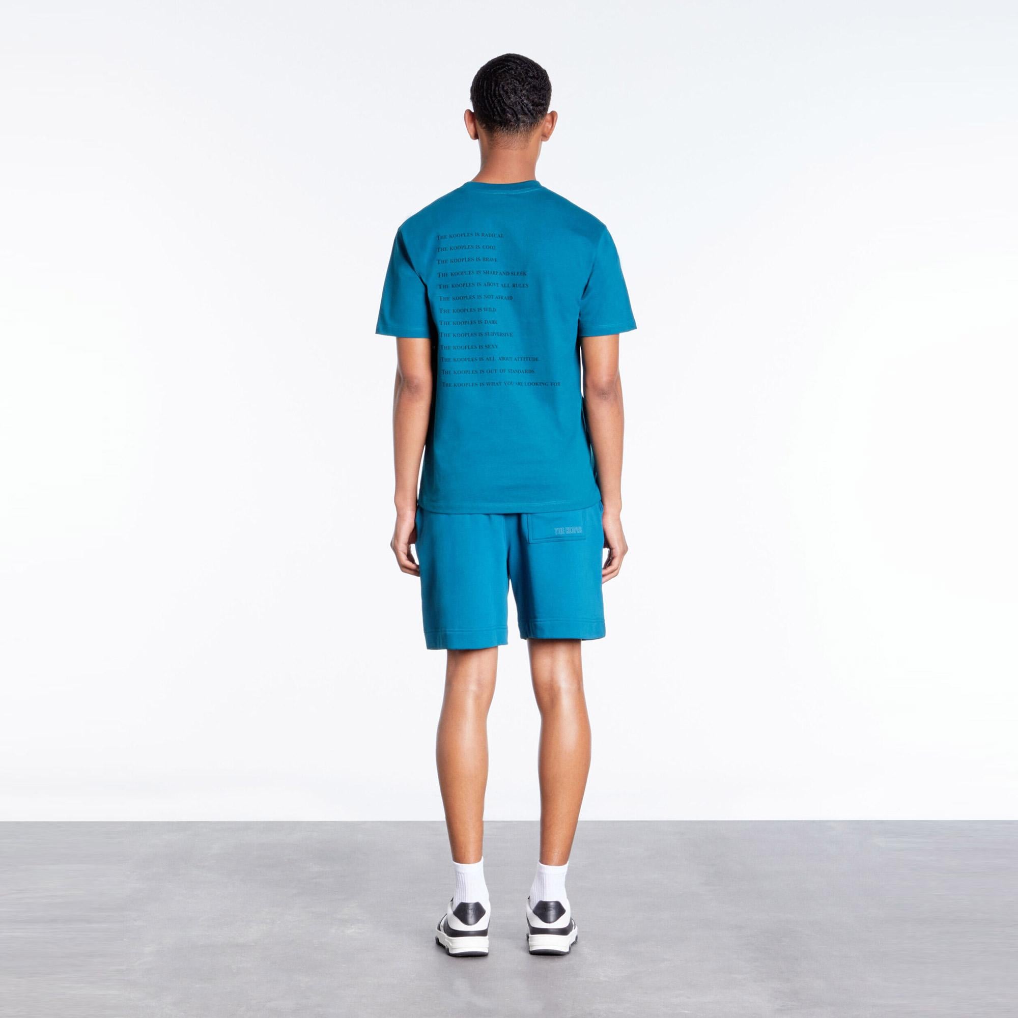 The Kooples Classic Erkek Mavi T-Shirt