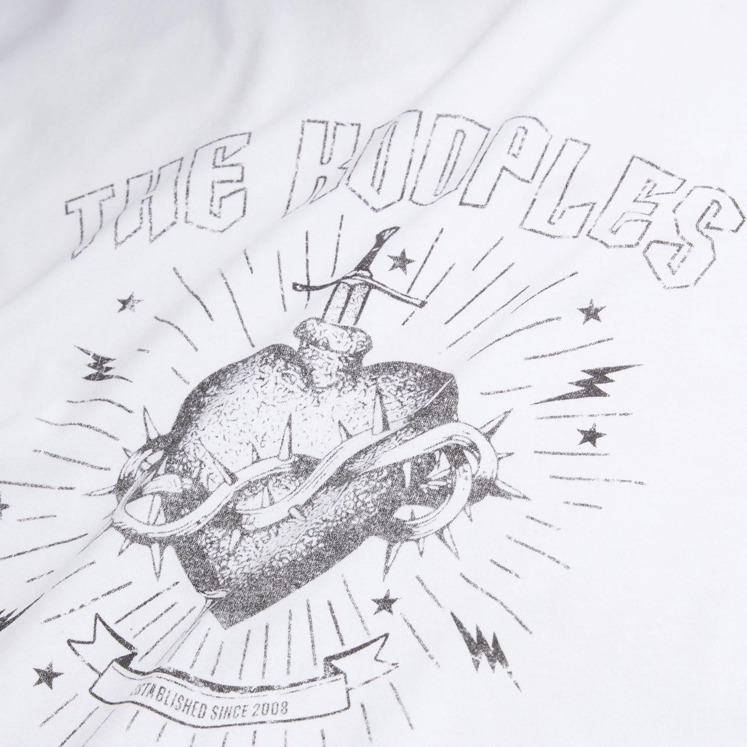 THE KOOPLES ERKEK BİSİKLET YAKA KISA KOLLU BEYAZ T-SHIRT