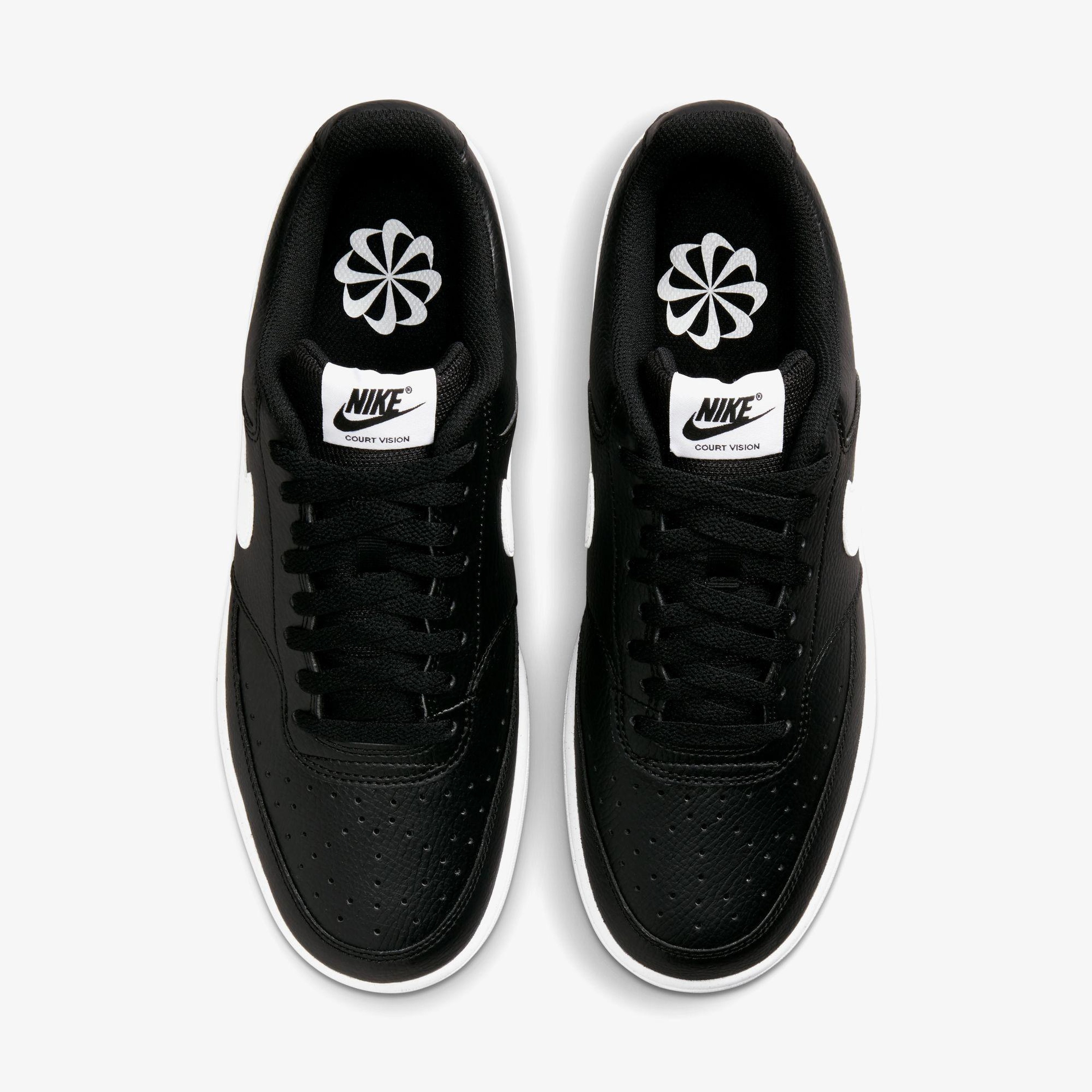 Nike Court Vision Low Next Nature Erkek Siyah Spor Ayakkabı