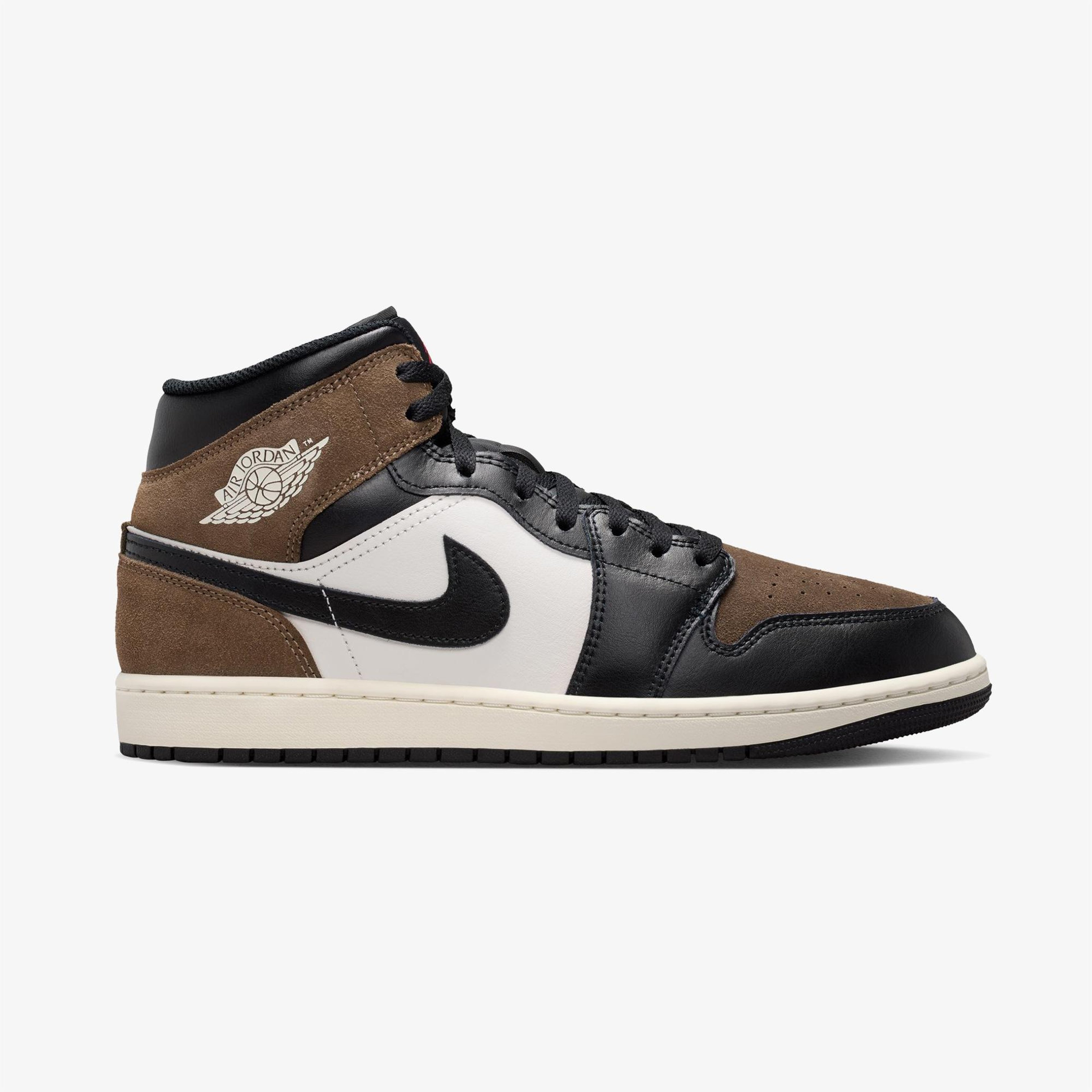 Jordan Air 1 Mid Erkek Kahverengi Spor Ayakkabı