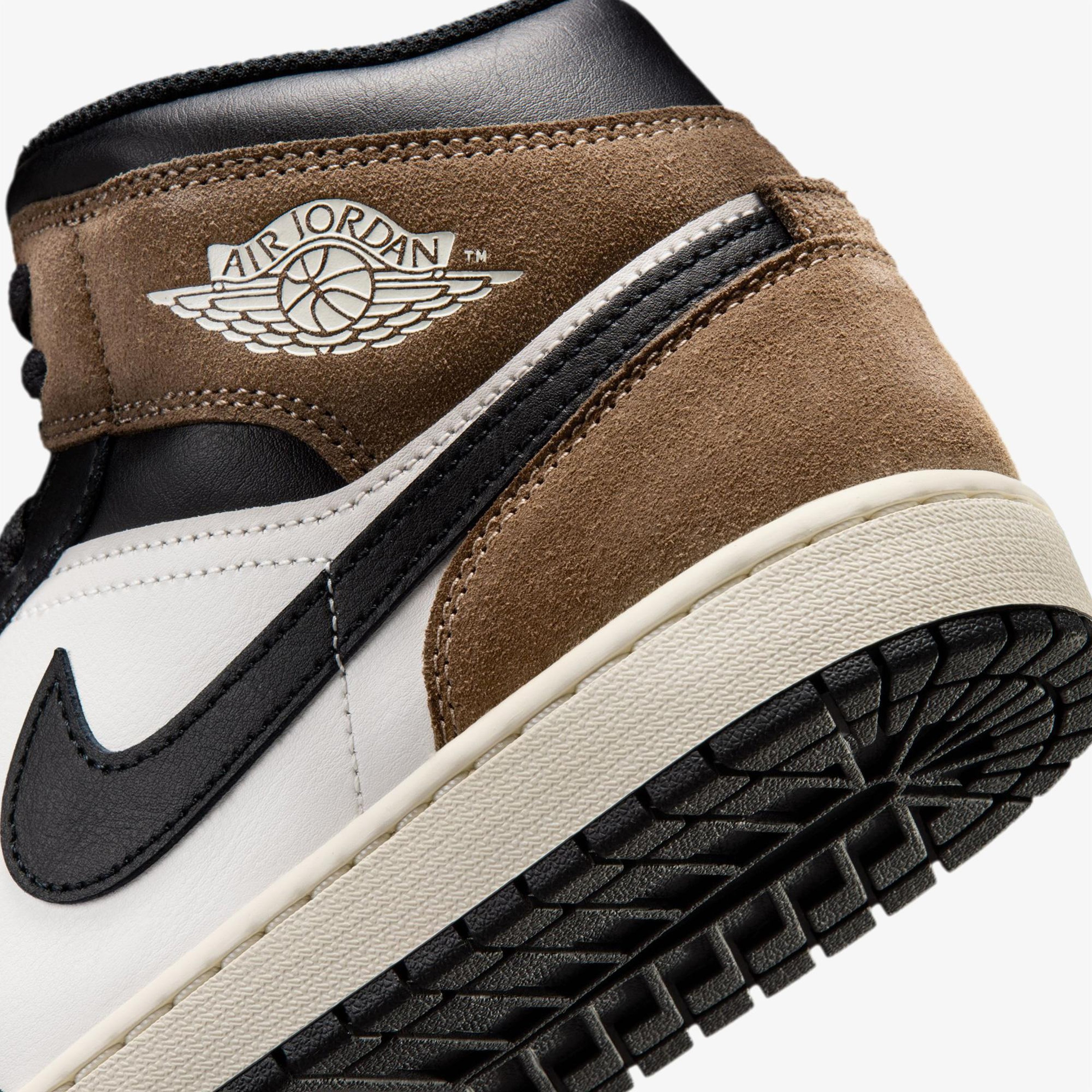 Jordan Air 1 Mid Erkek Kahverengi Spor Ayakkabı