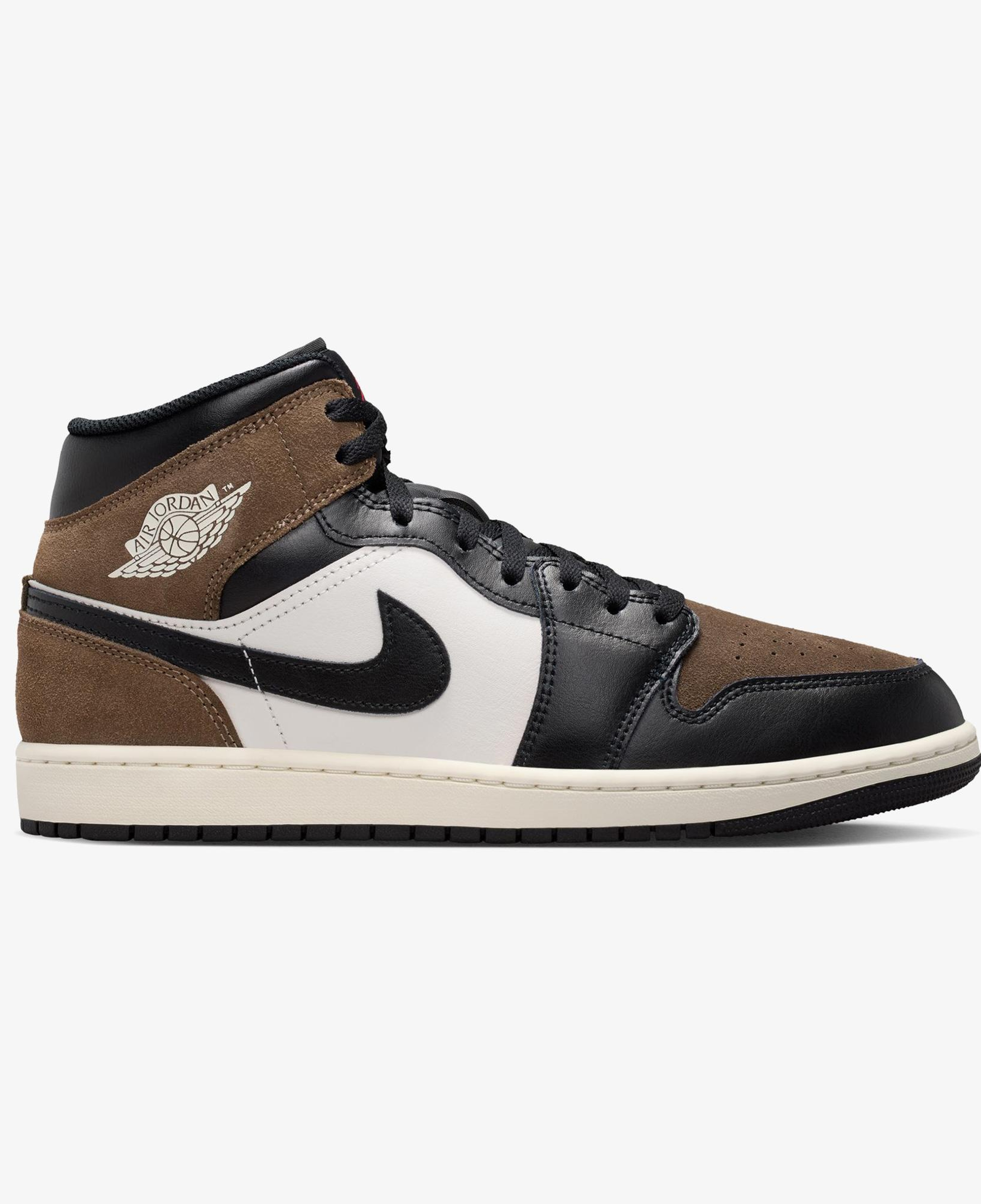 Jordan Air 1 Mid Erkek Kahverengi Spor Ayakkabı