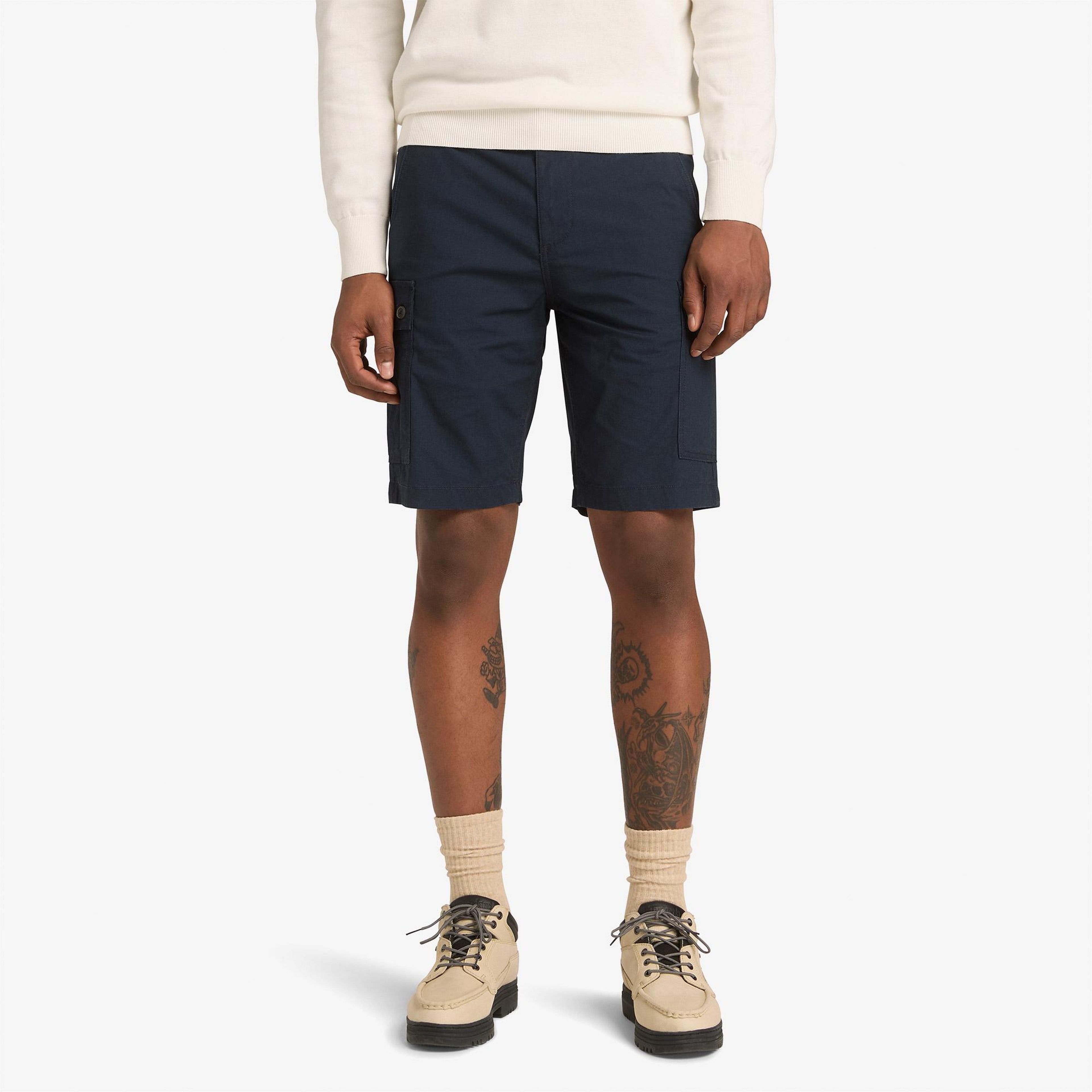 Timberland Poplin Cargo Erkek Lacivert Şort