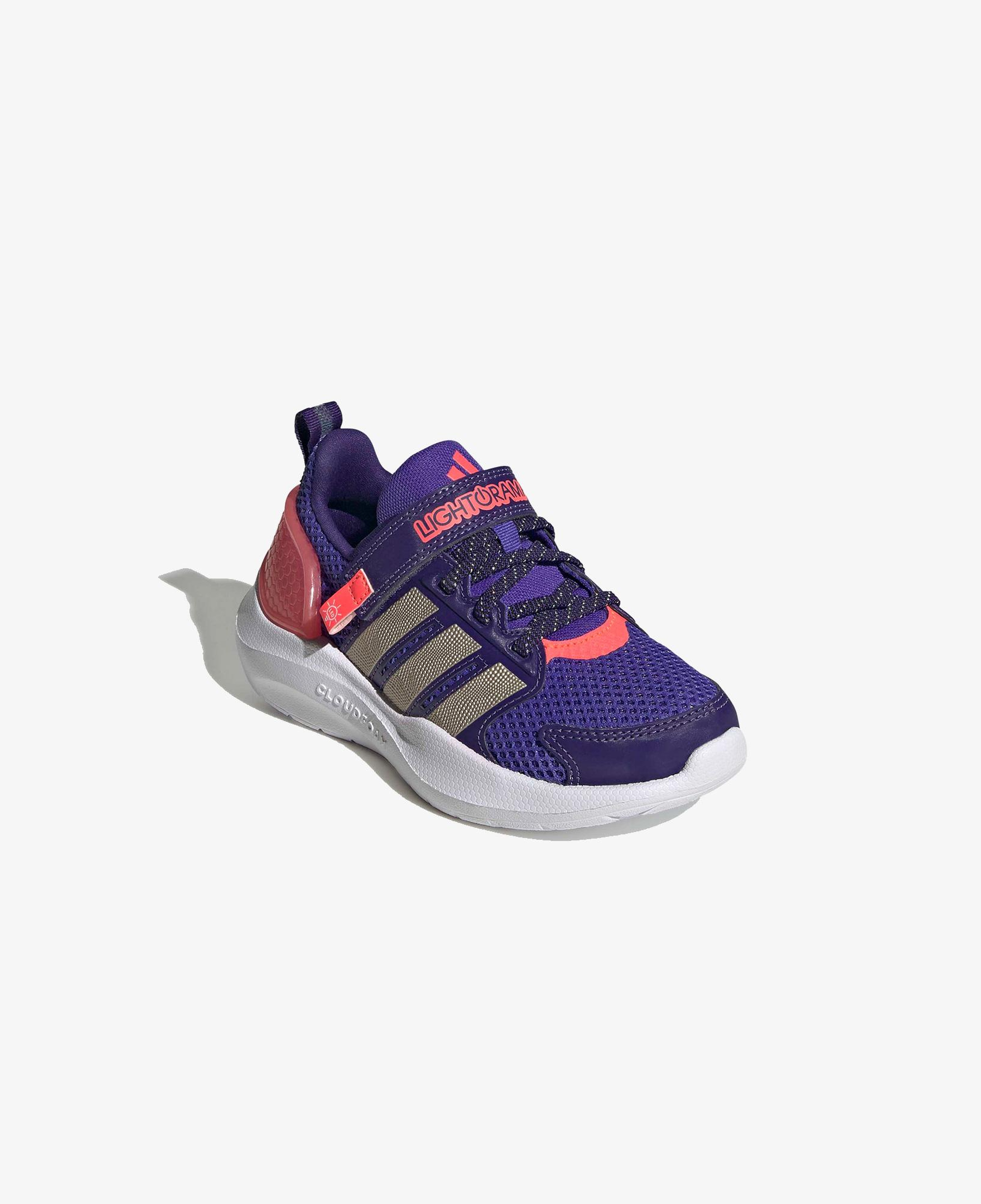 adidas Lightorama Runner Elastic Lace Çocuk Mor Koşu Ayakkabısı