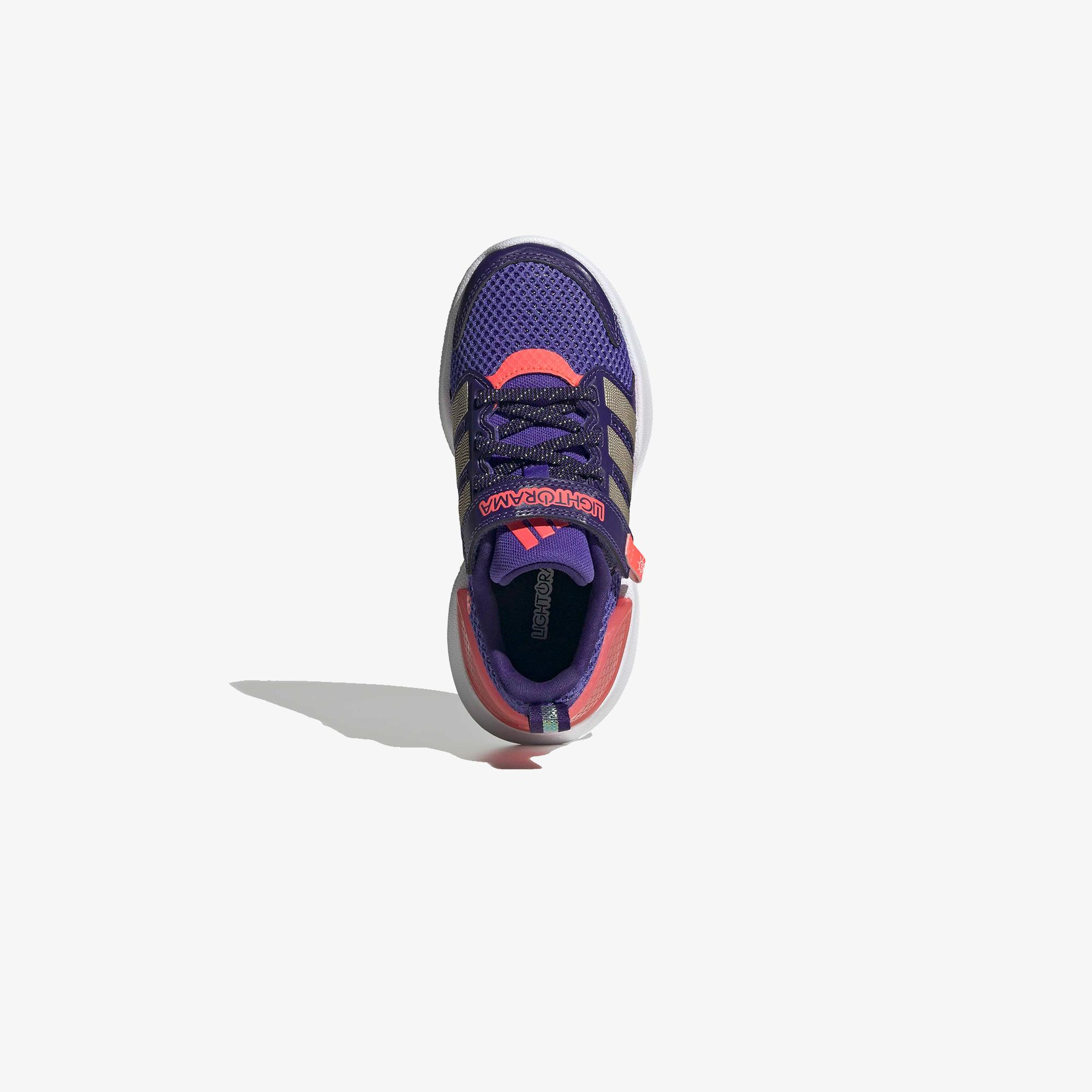 adidas Lightorama Runner Elastic Lace Çocuk Mor Koşu Ayakkabısı
