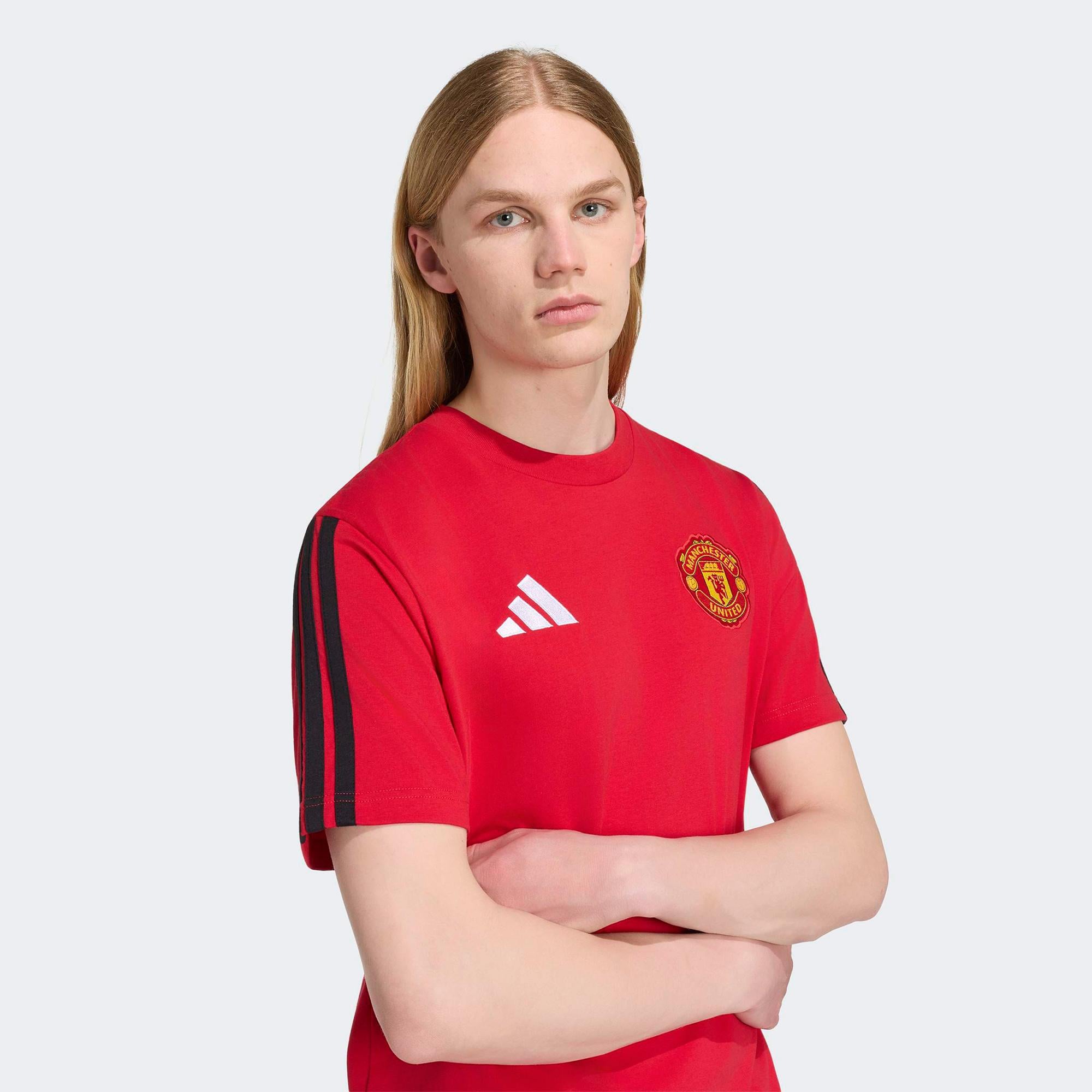 adidas Manchester United Dna Erkek Kırmızı T-Shirt