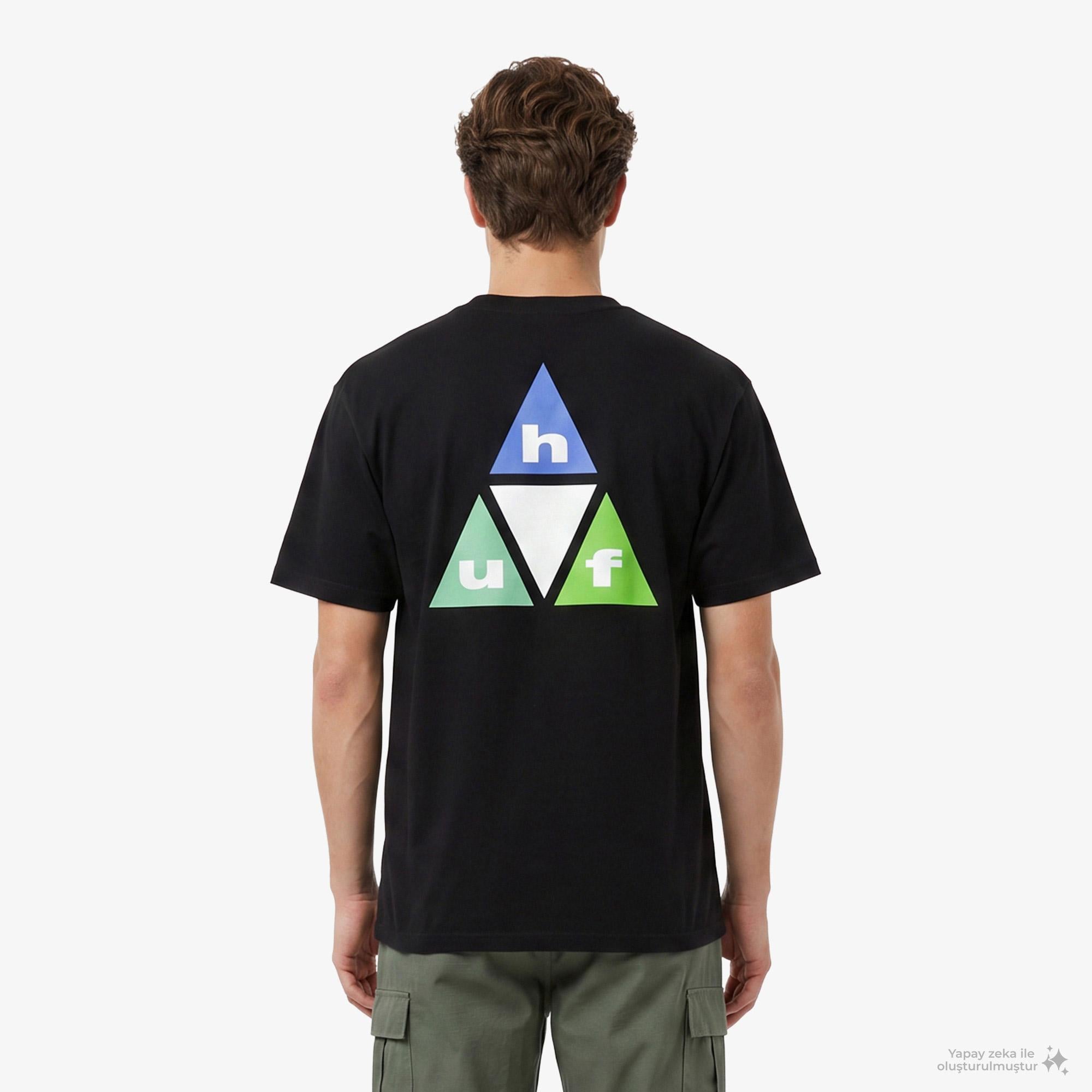 Huf Prism TT Erkek Siyah T-Shirt