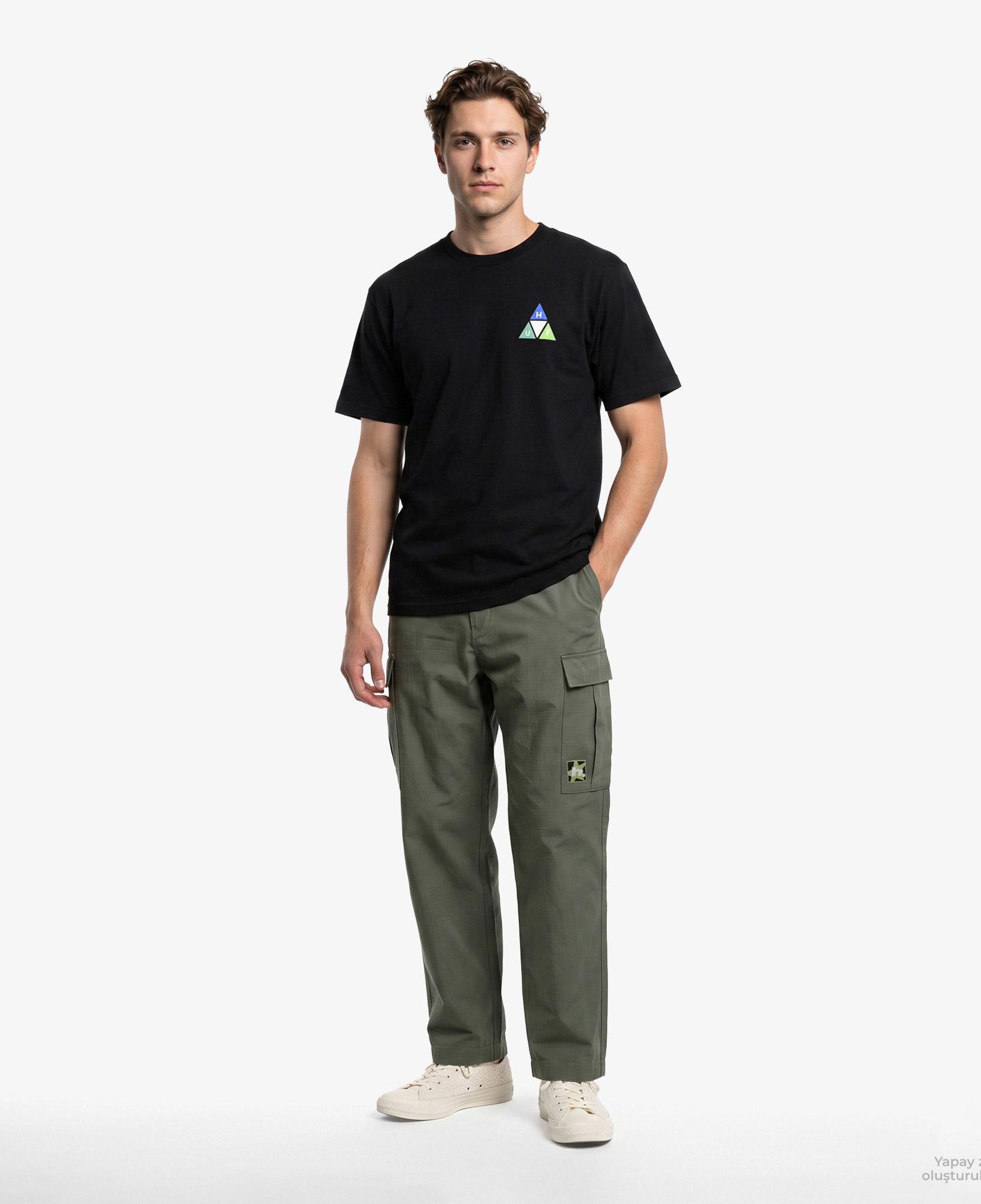 Huf Prism TT Erkek Siyah T-Shirt