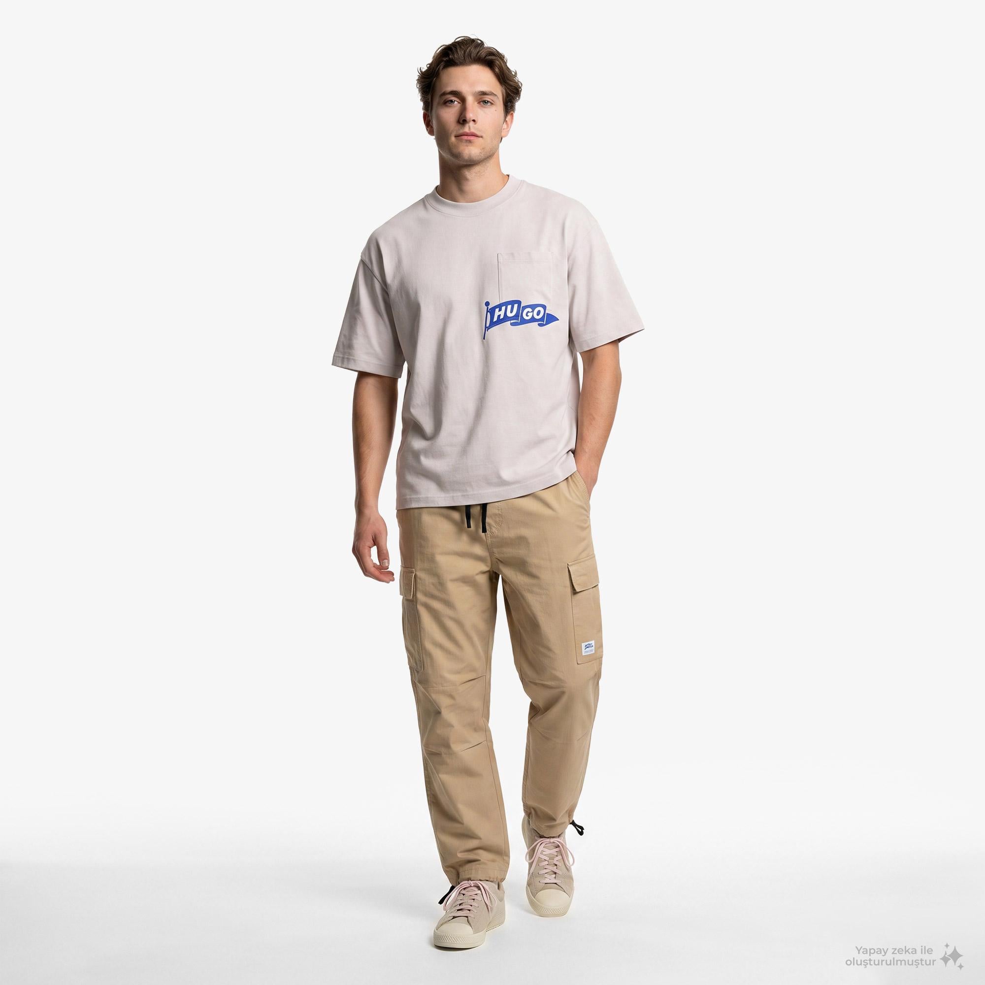 Hugo Nohacrop Erkek Lacivert T-Shirt