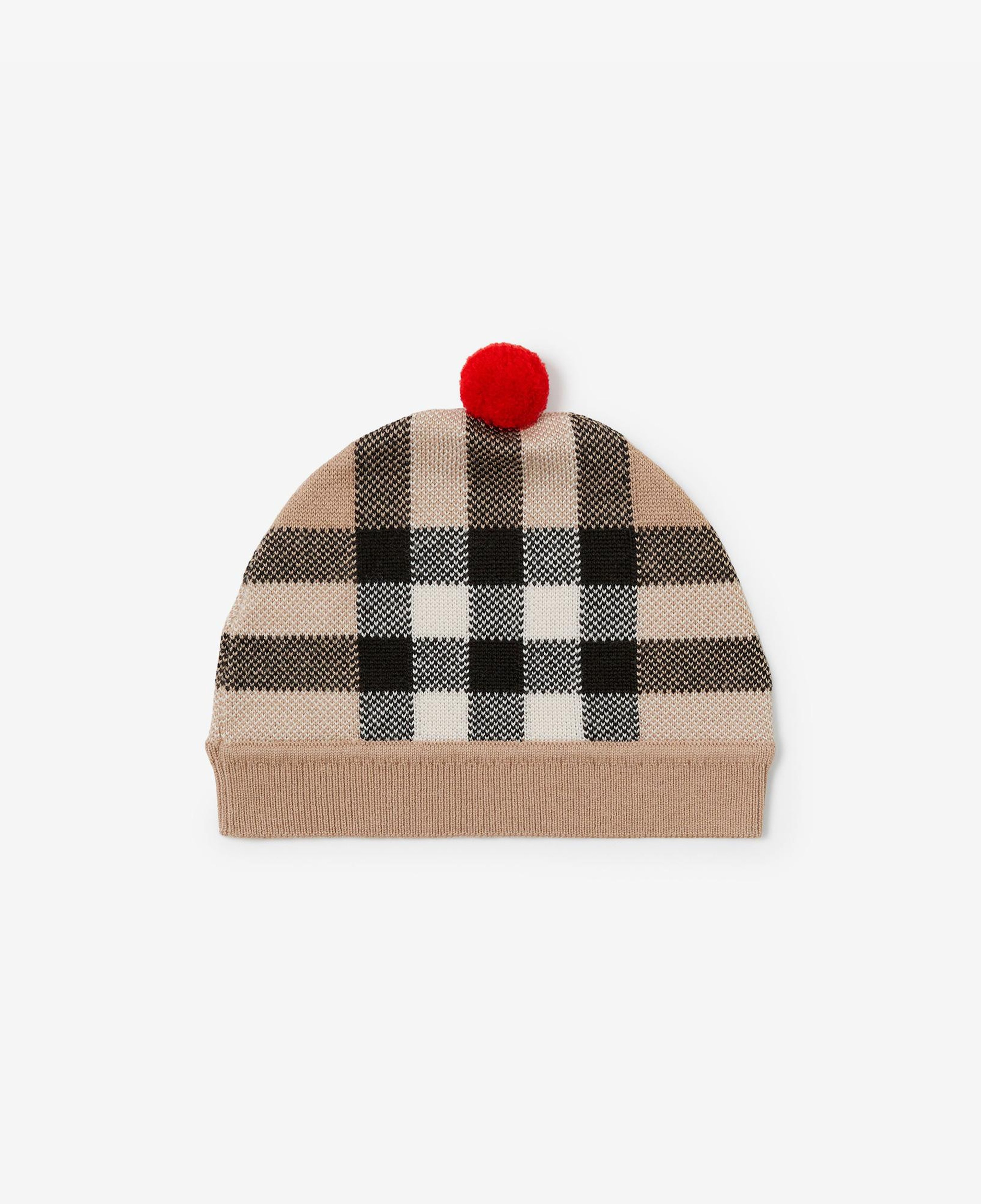 Burberry Kareli Örgü Çocuk Bere