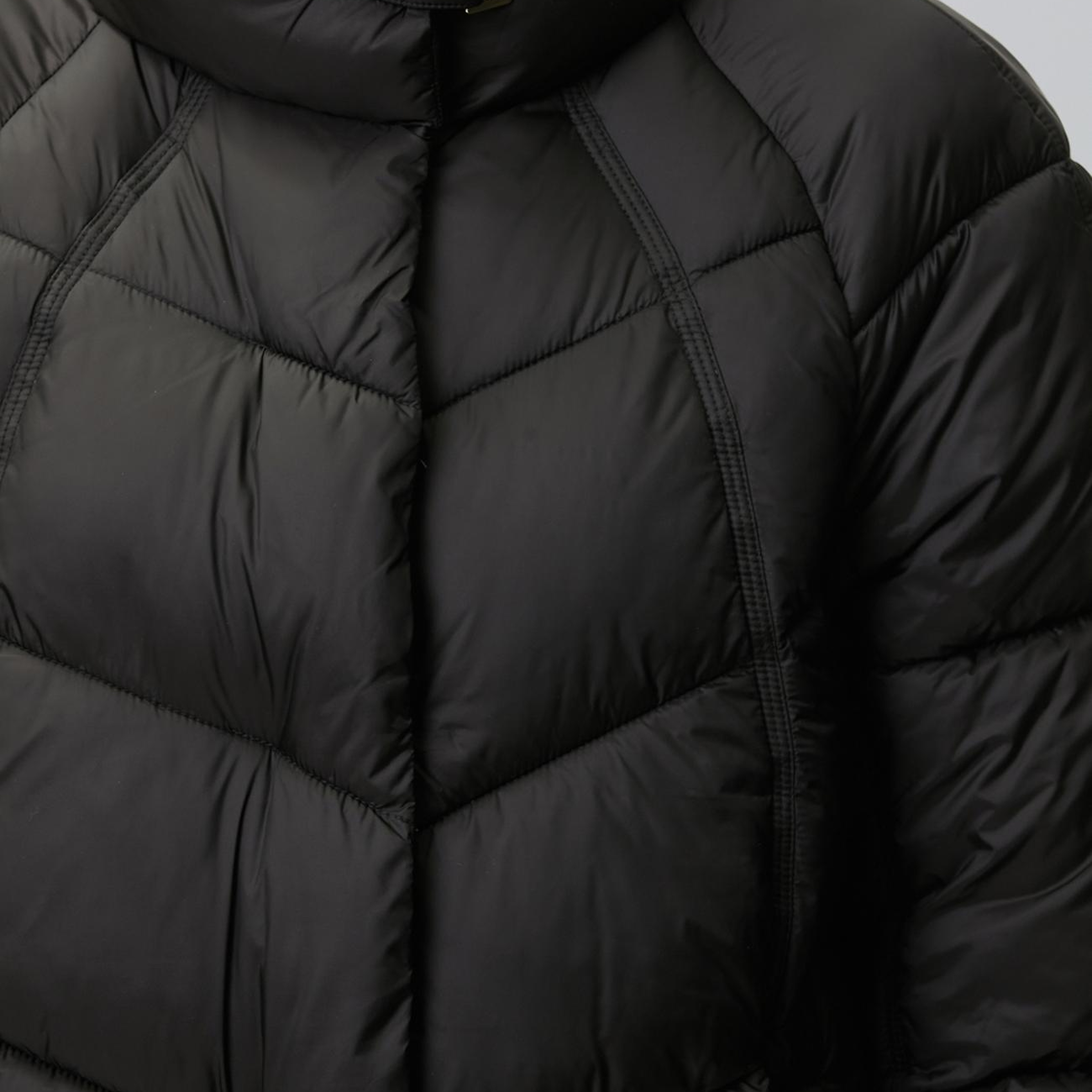 Network Kadın Siyah Oversize Puffer Mont