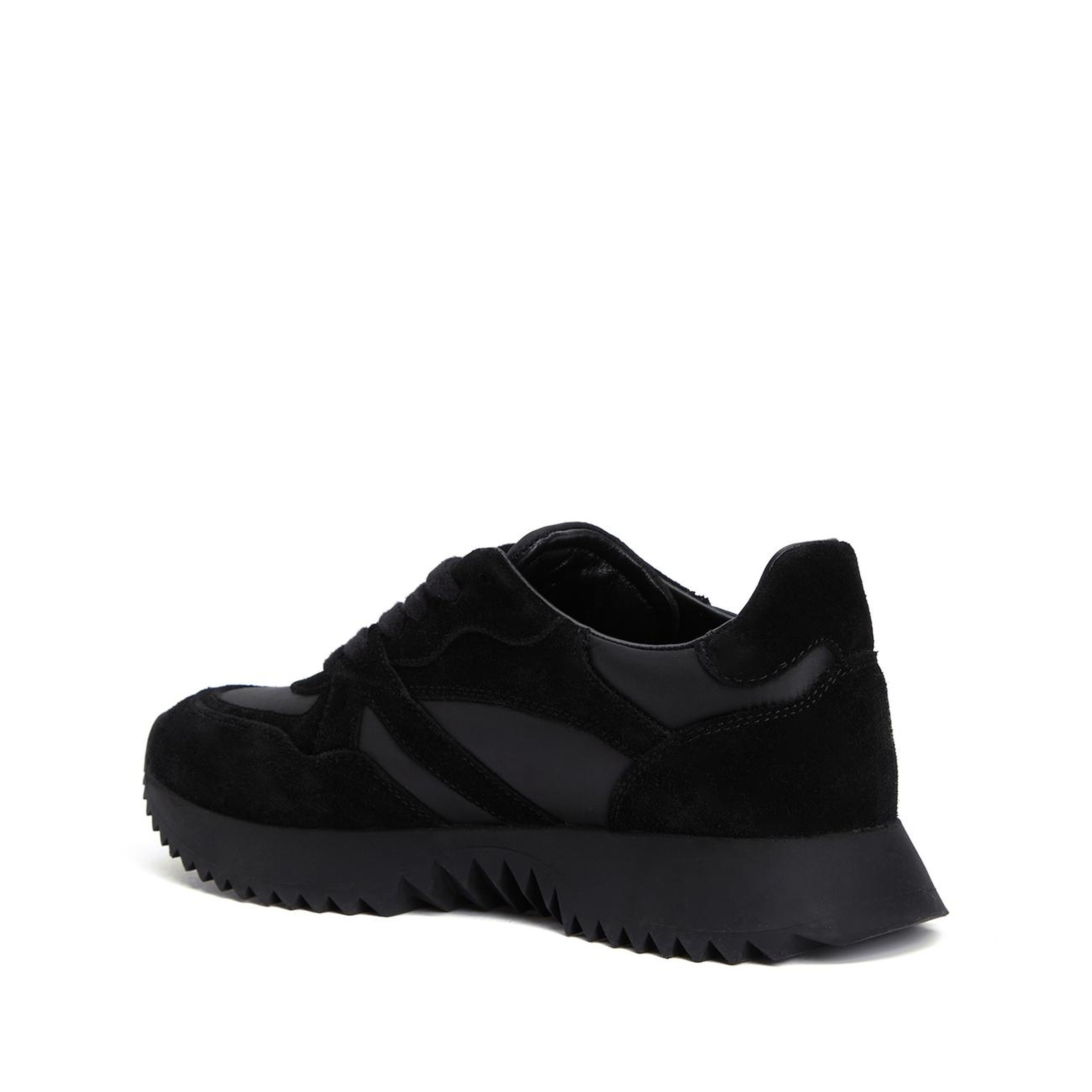 Network Kadın Siyah Süet Casual Sneaker