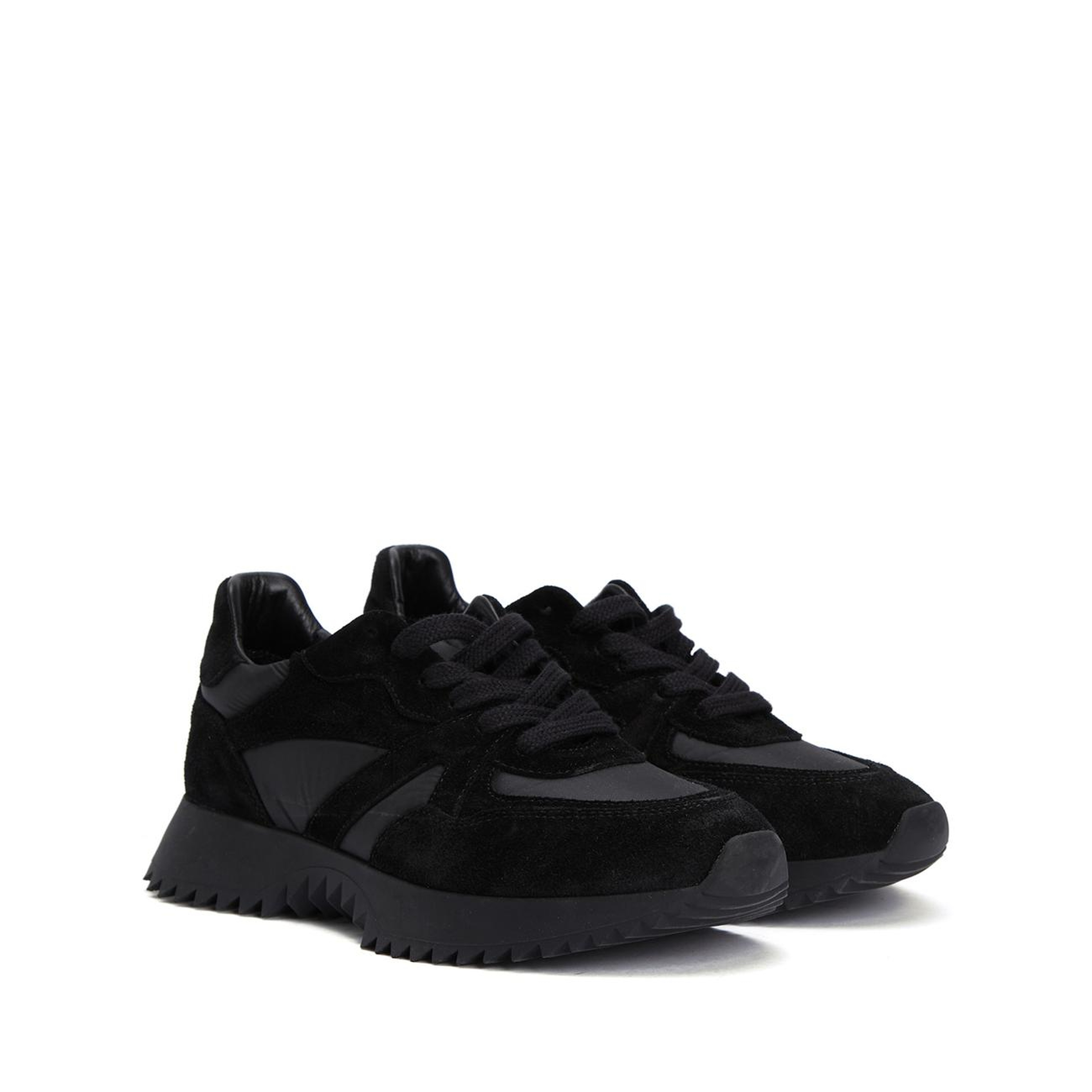 Network Kadın Siyah Süet Casual Sneaker