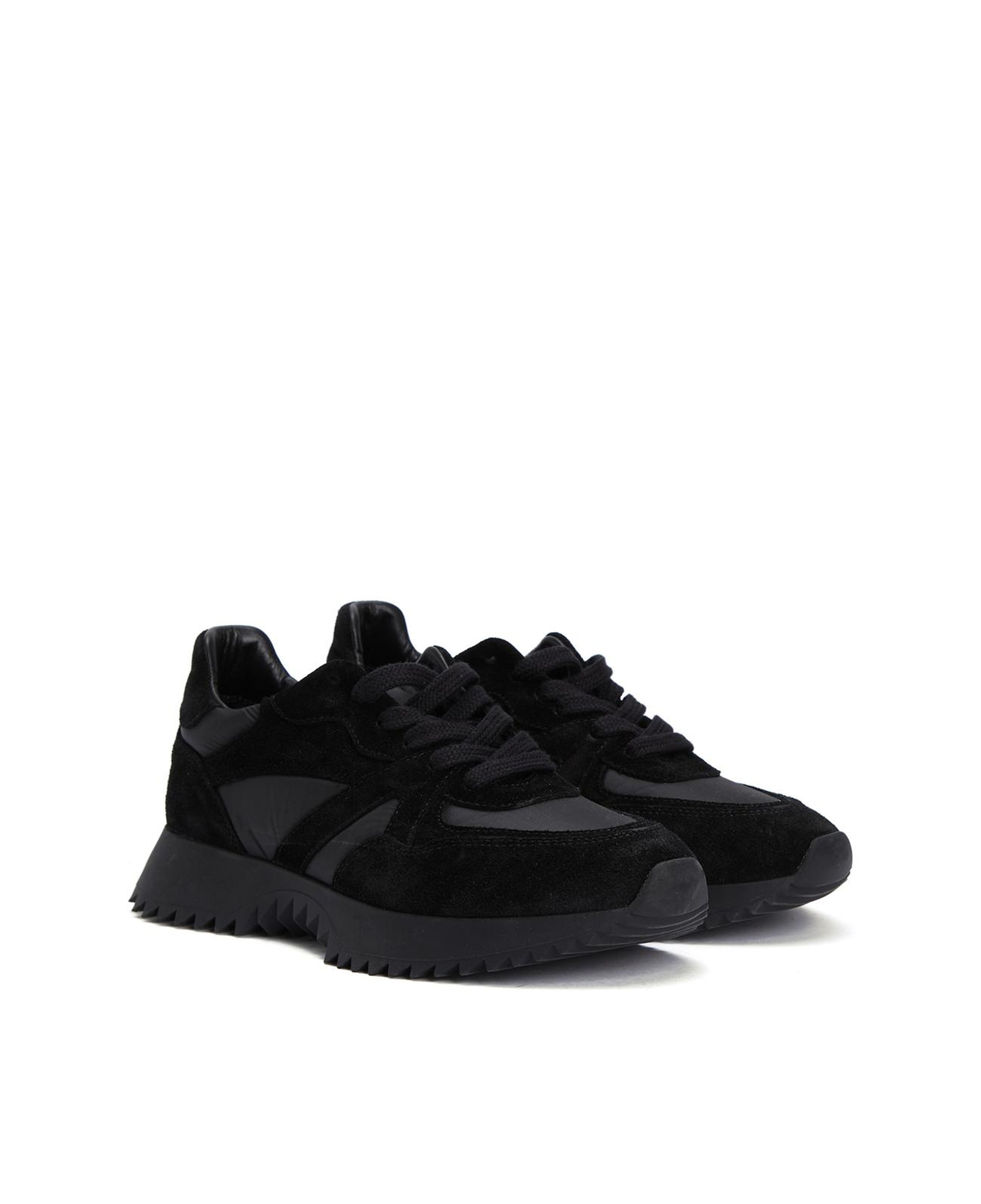 Network Kadın Siyah Süet Casual Sneaker