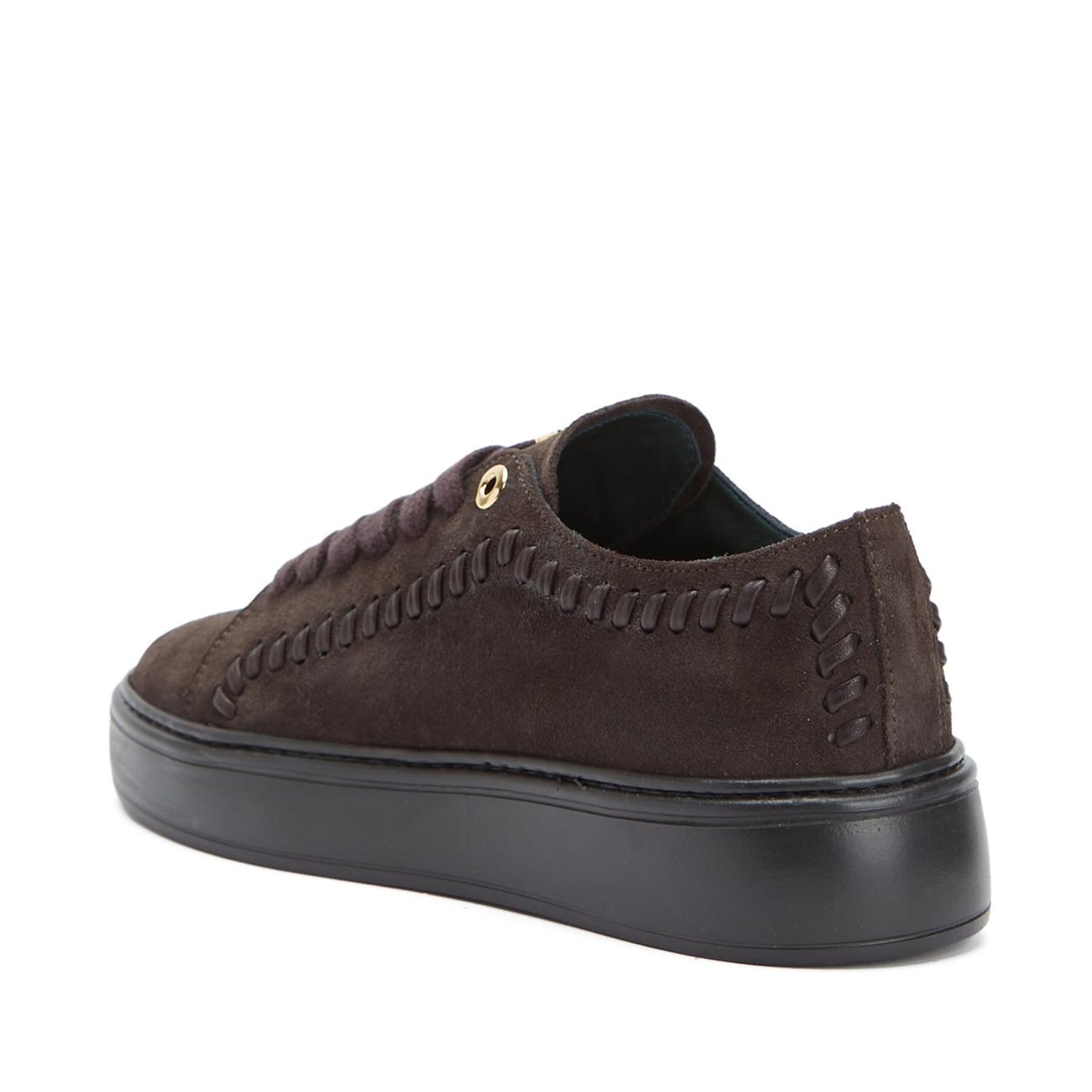 Gh For Nw Kadın Kahverengi Erkek Günlük Rahat Deri Sneaker