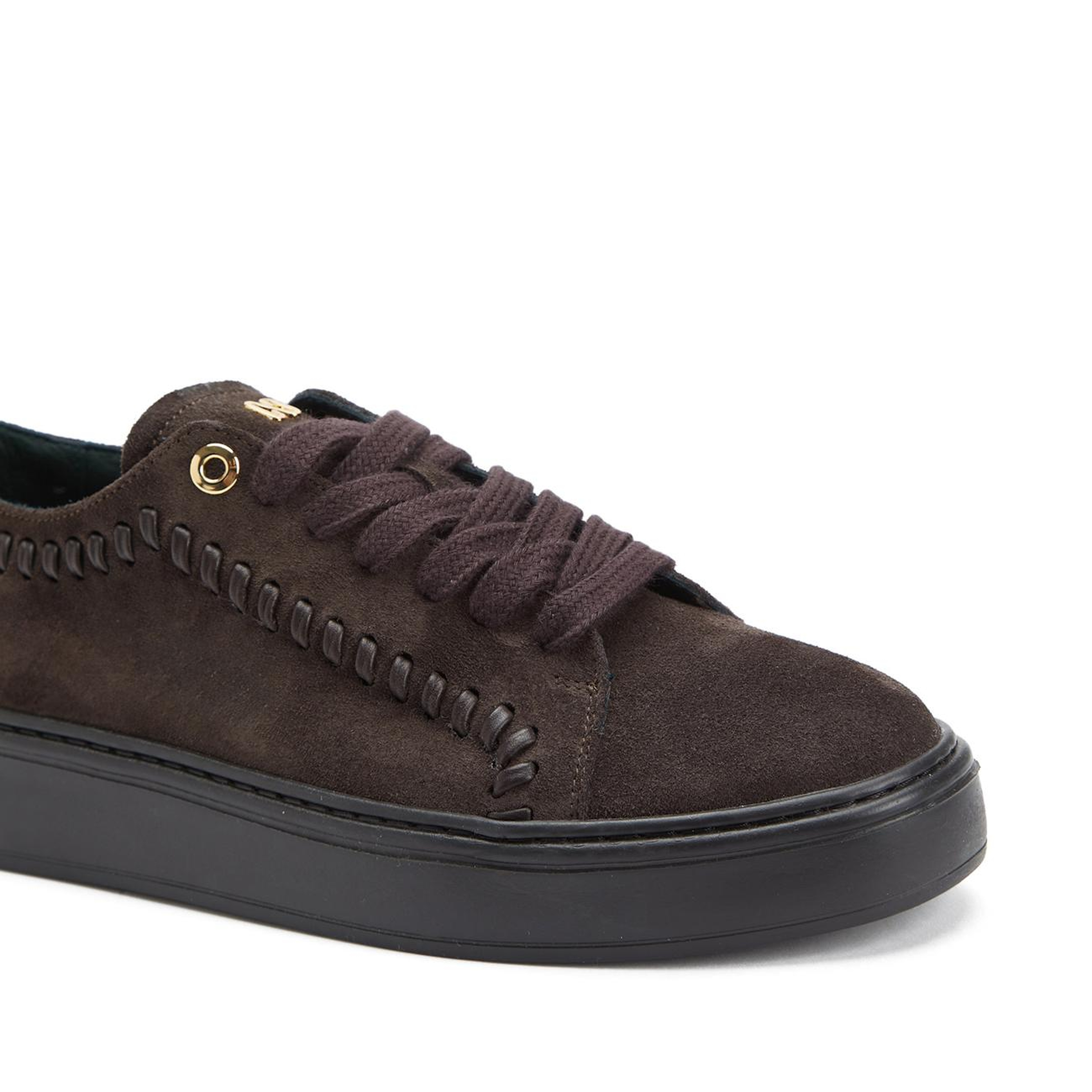 Gh For Nw Kadın Kahverengi Erkek Günlük Rahat Deri Sneaker